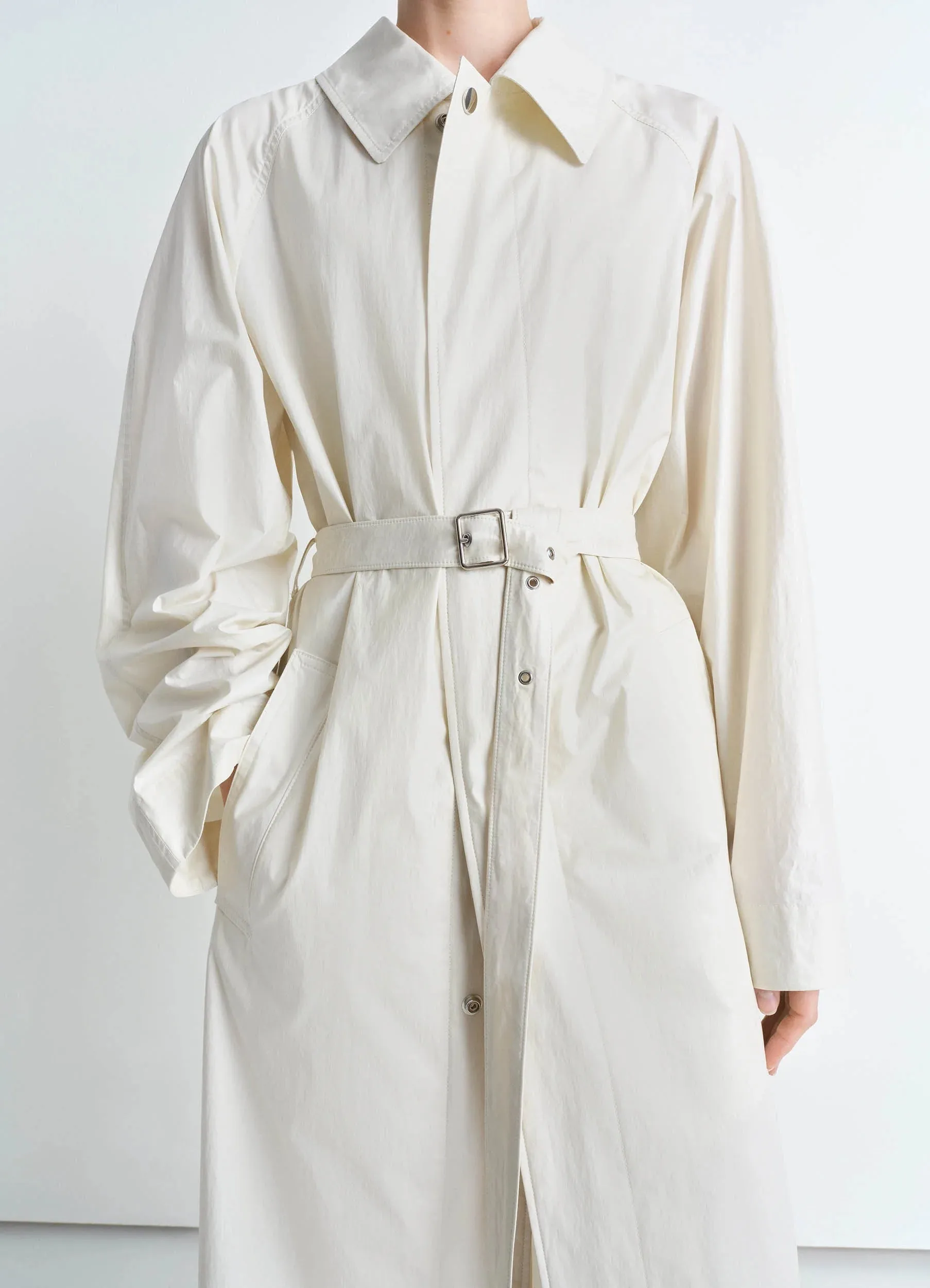 LIGHT BELTED COAT sold by Lemaire product image thumbnail 4