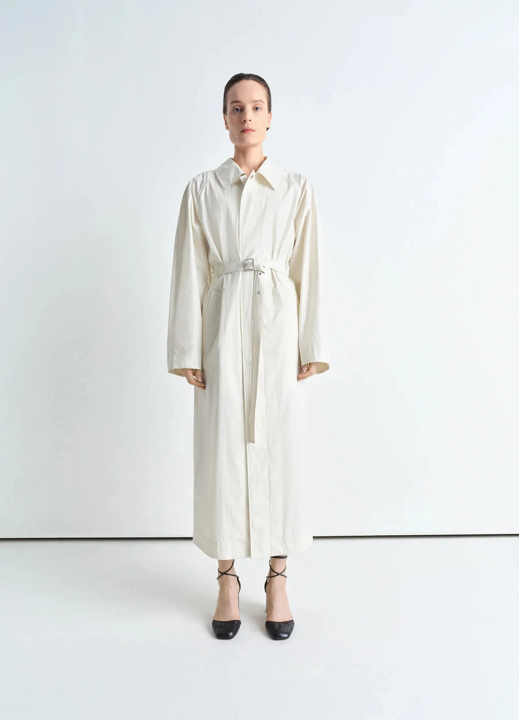 LIGHT BELTED COAT sold by Lemaire