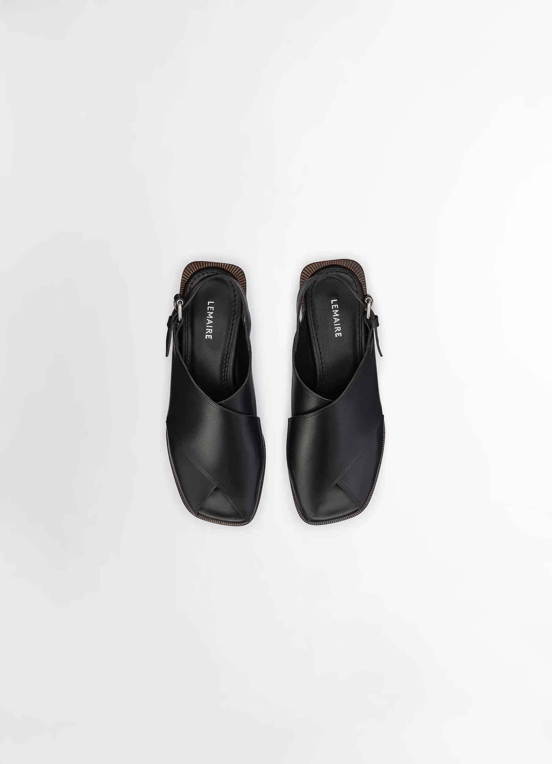 CROSS FLAT SANDALS sold by Lemaire product image thumbnail 5