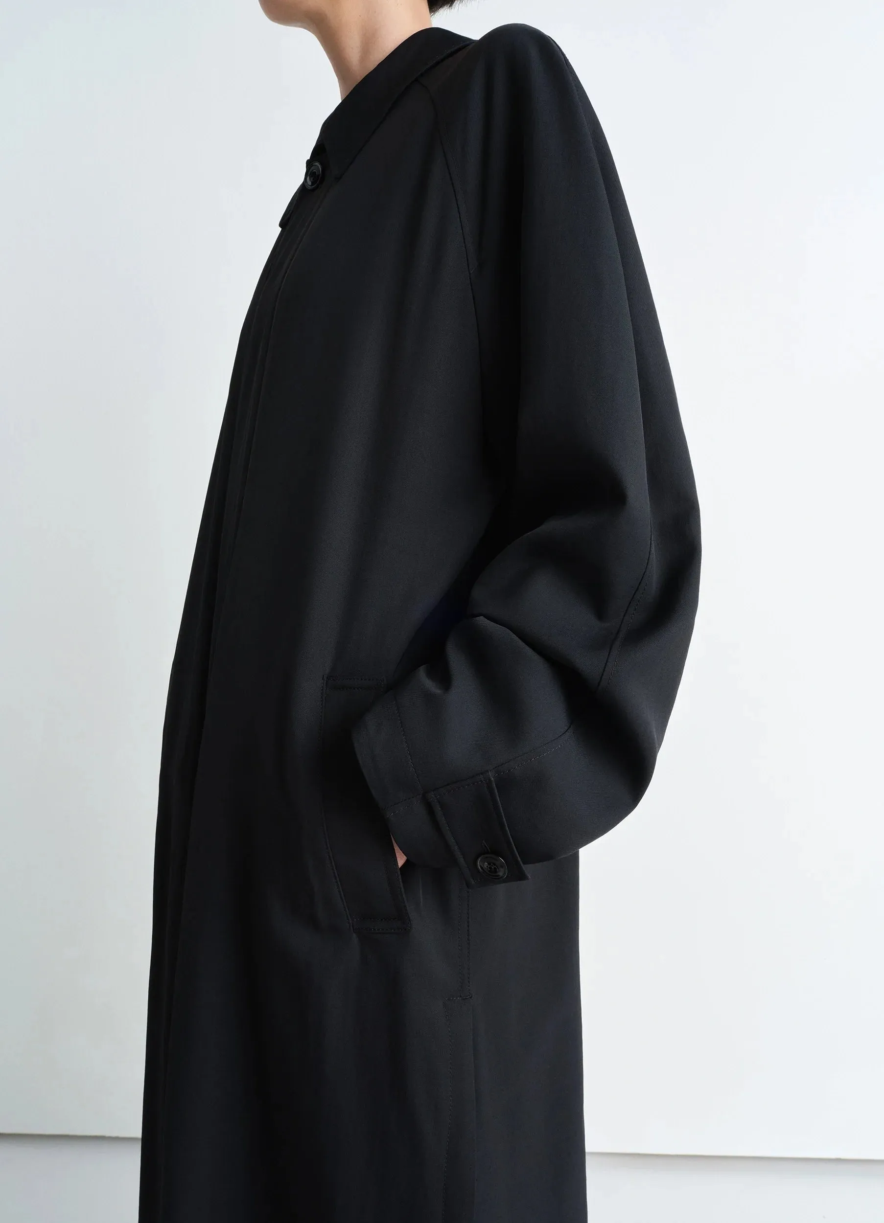 LIGHT SLITTED OVERCOAT sold by Lemaire product image thumbnail 2