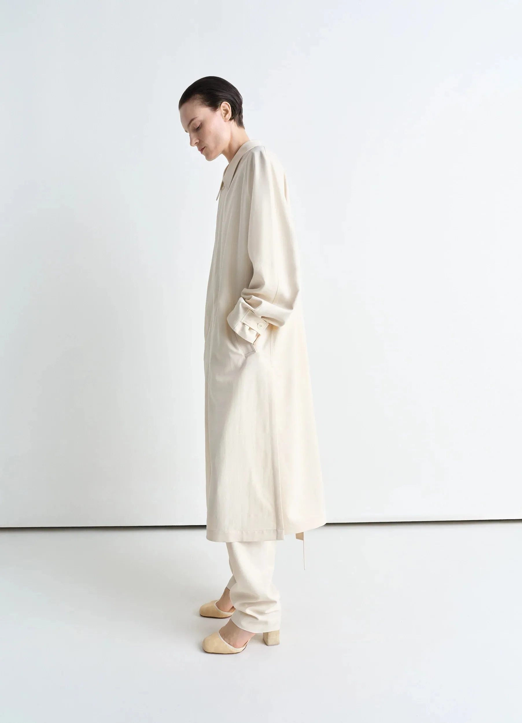 LIGHT SLITTED OVERCOAT sold by Lemaire product image thumbnail 3