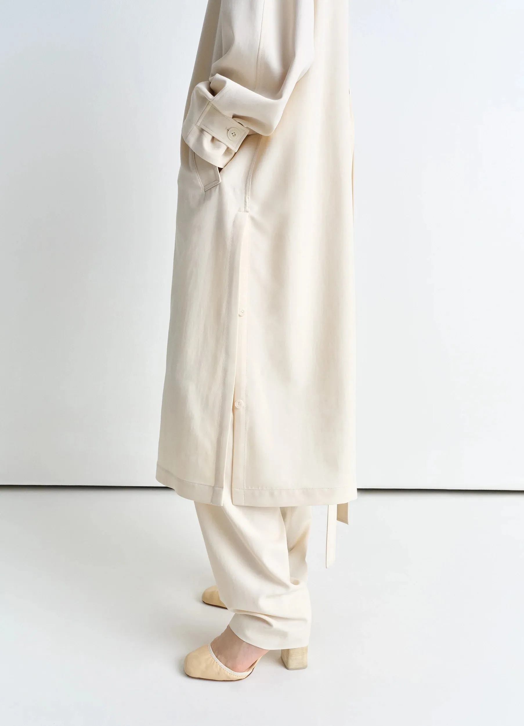 LIGHT SLITTED OVERCOAT sold by Lemaire product image thumbnail 4