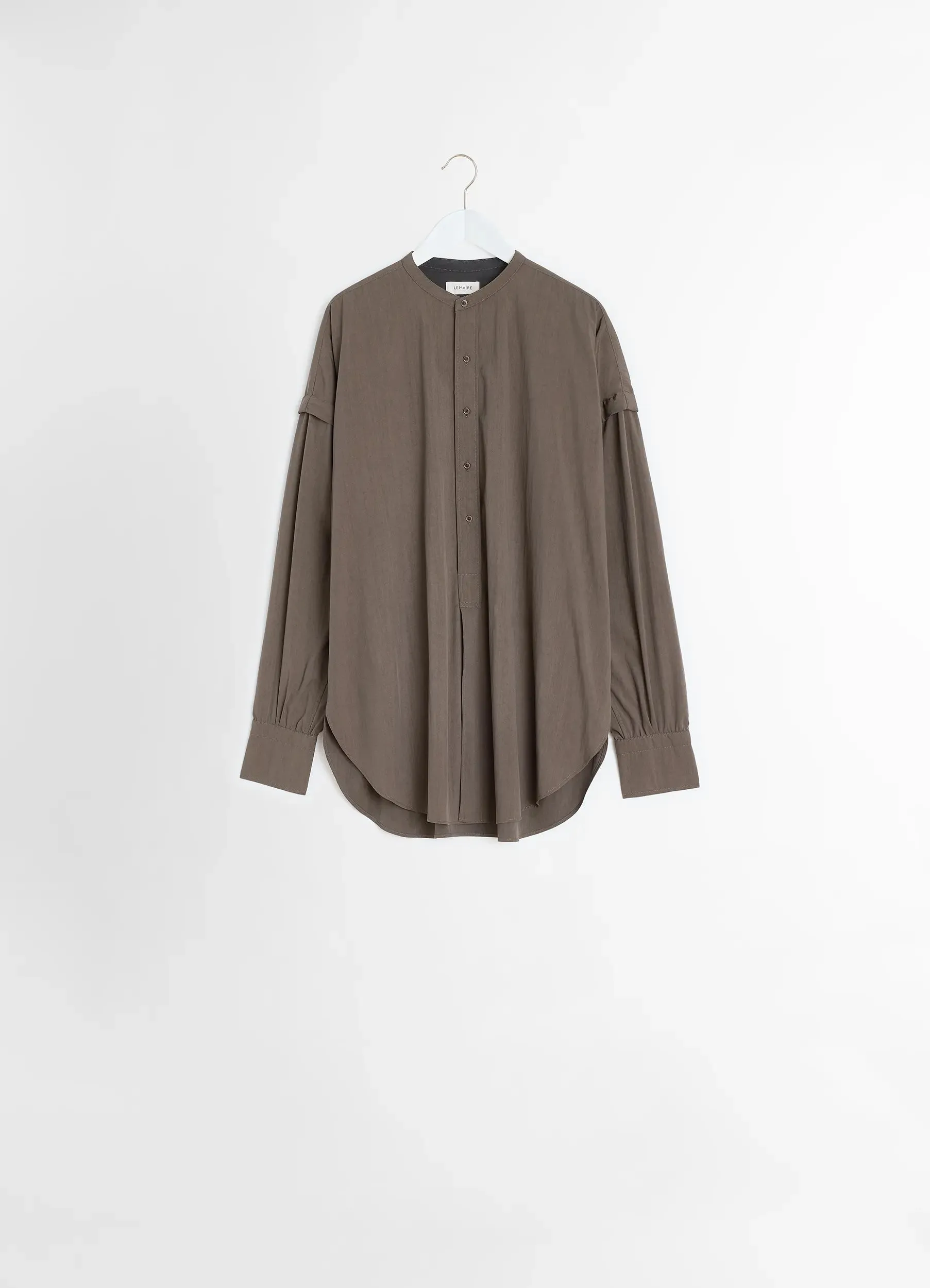 LONG SHIRT WITH HALF PLACKET sold by Lemaire product image thumbnail 5