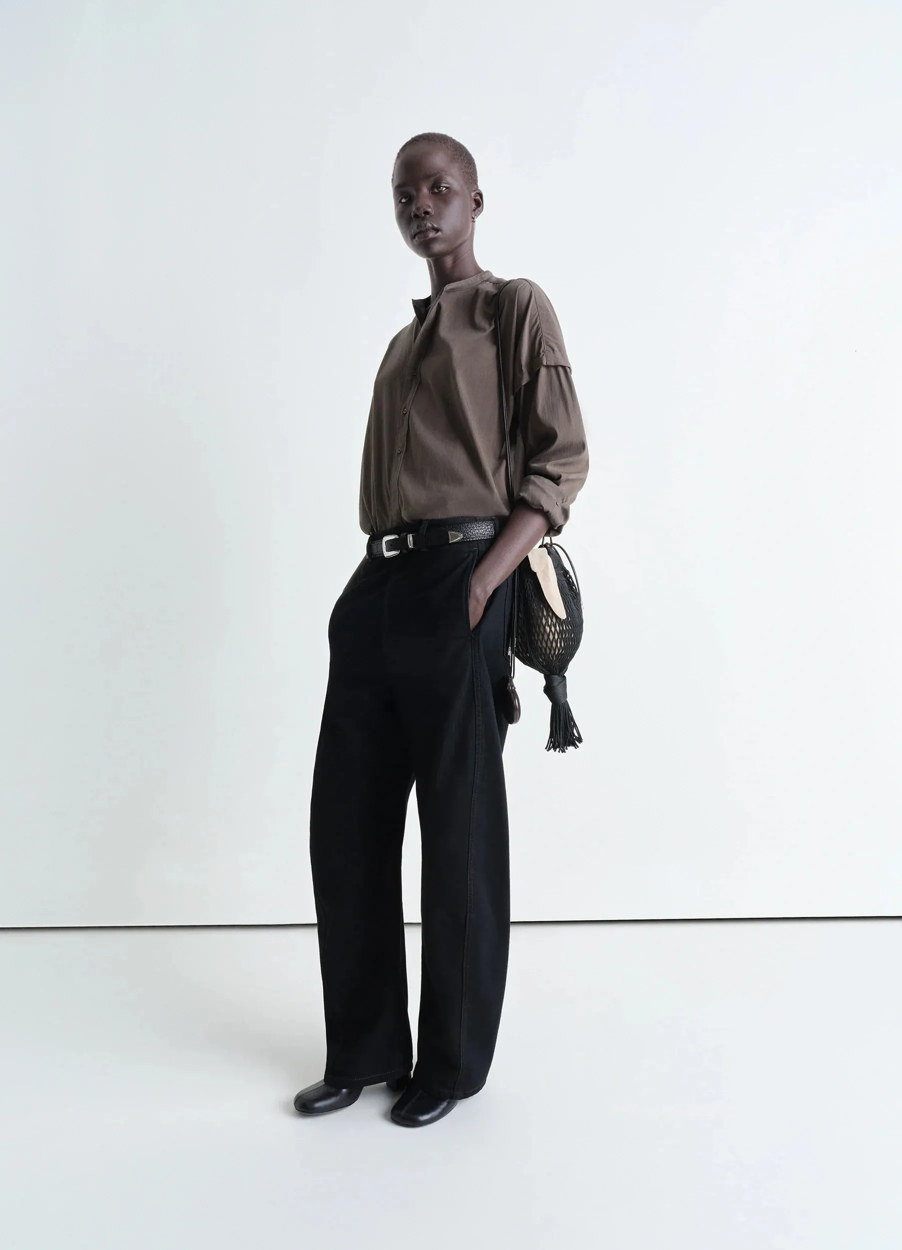 LONG SHIRT WITH HALF PLACKET sold by Lemaire product image thumbnail 4