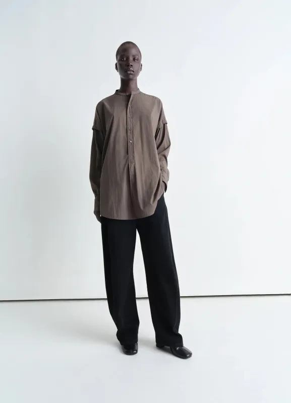 LONG SHIRT WITH HALF PLACKET sold by Lemaire