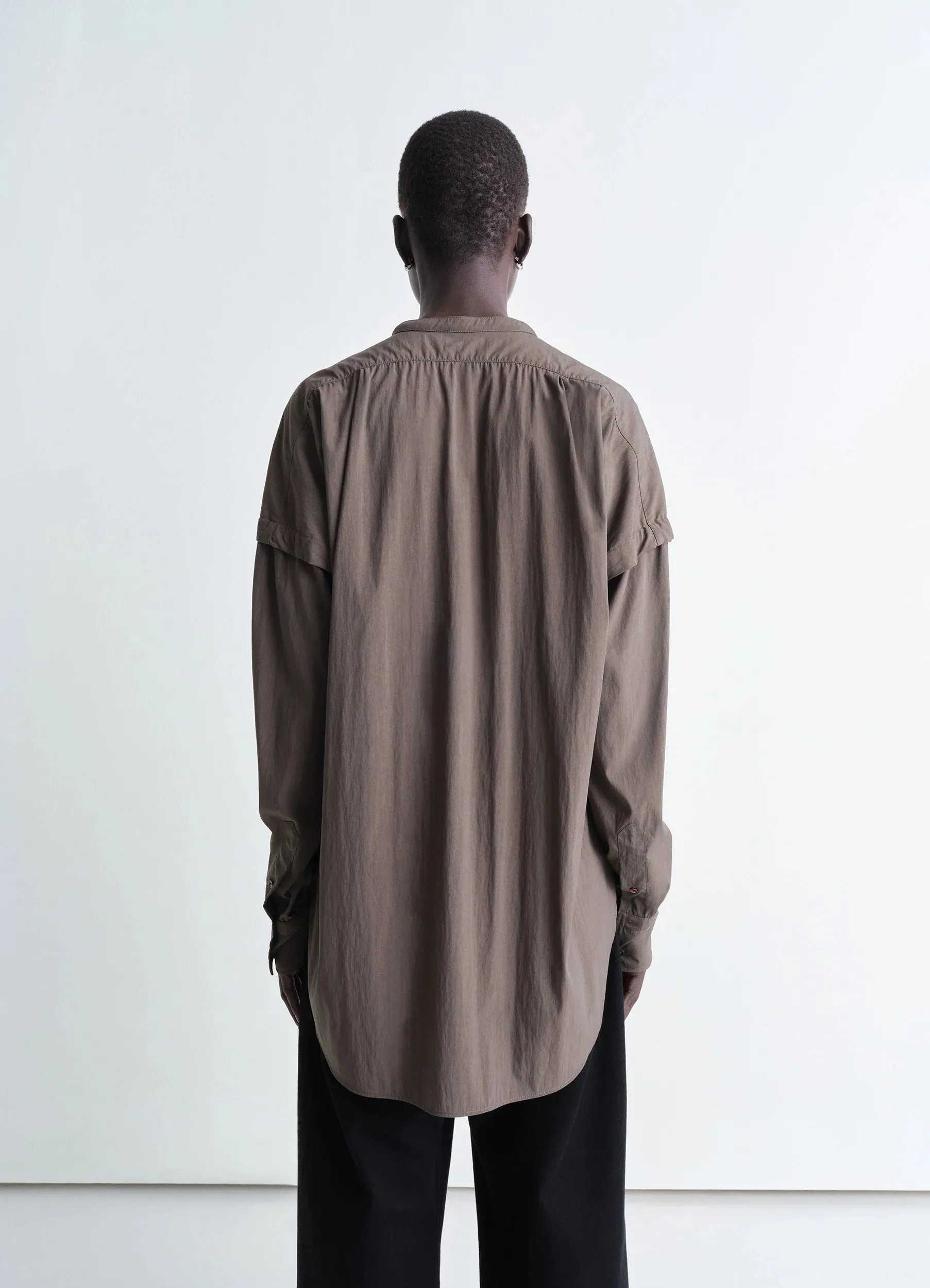 LONG SHIRT WITH HALF PLACKET sold by Lemaire product image thumbnail 3