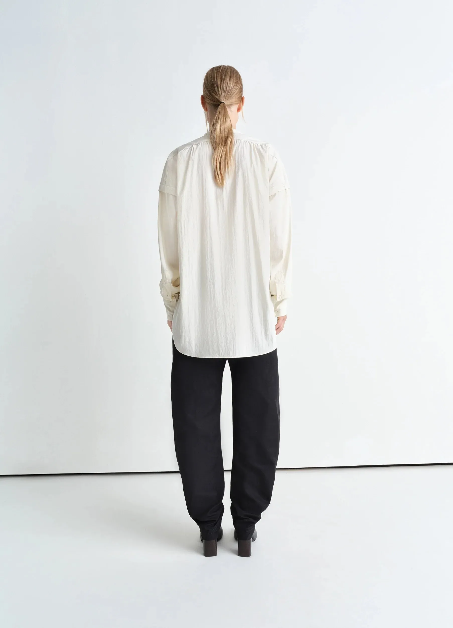 LONG SHIRT WITH HALF PLACKET sold by Lemaire product image thumbnail 3