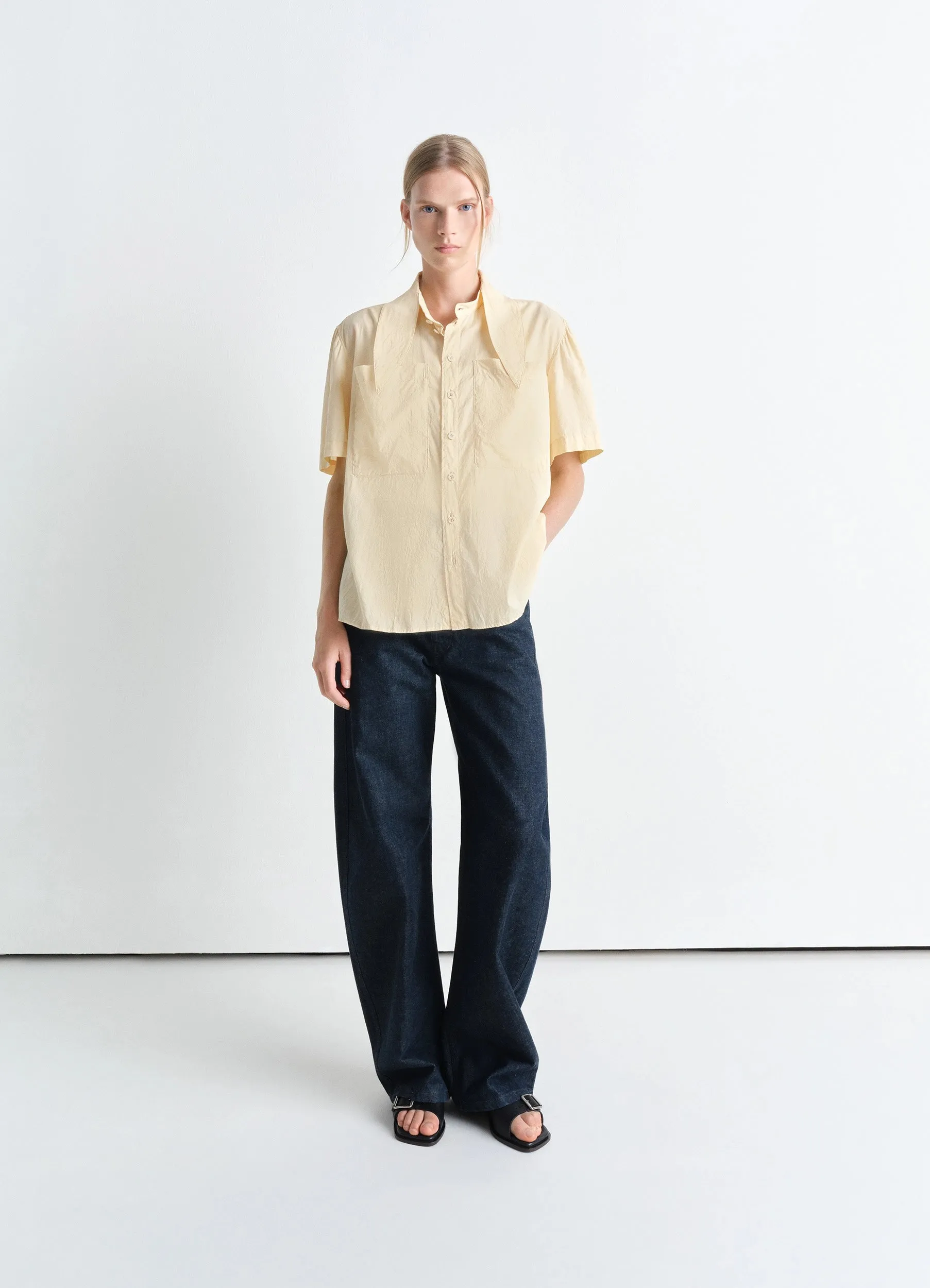 SHORT SLEEVE SHIRT WITH FOULARD sold by Lemaire product image thumbnail 4