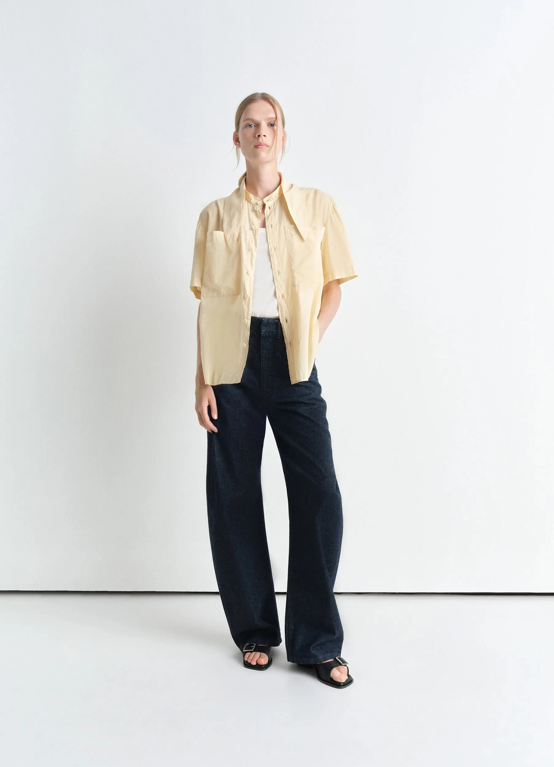 SHORT SLEEVE SHIRT WITH FOULARD sold by Lemaire product image thumbnail 2