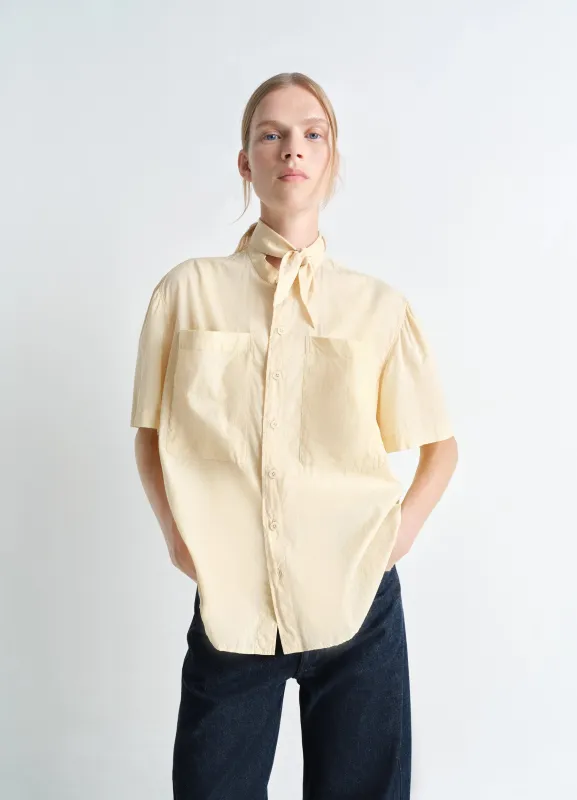 SHORT SLEEVE SHIRT WITH FOULARD sold by Lemaire
