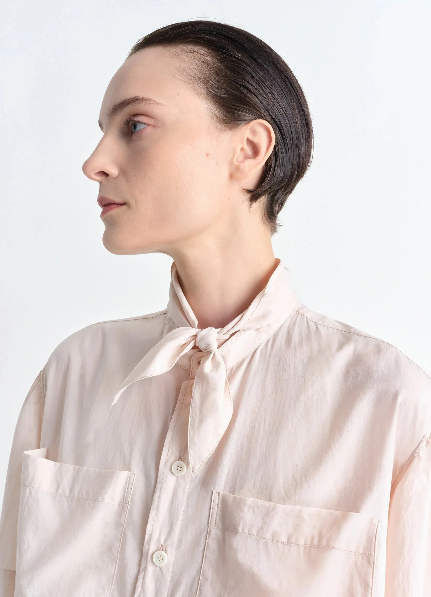 SHORT SLEEVE SHIRT WITH FOULARD sold by Lemaire product image thumbnail 2