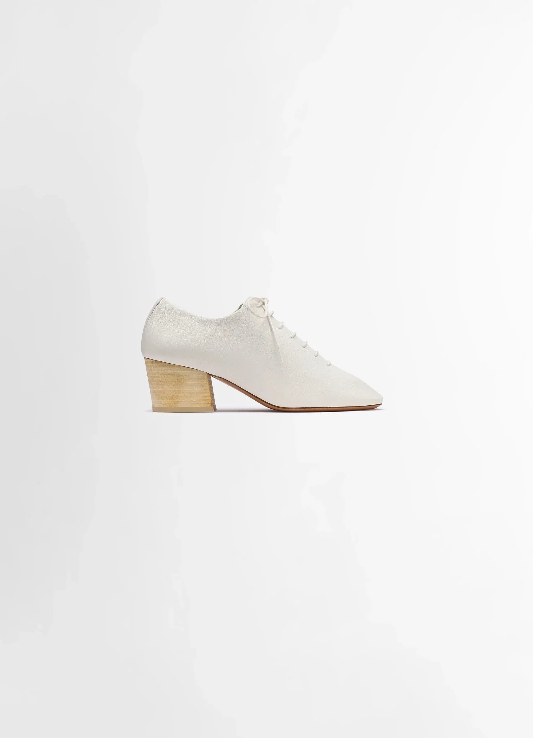 SOURIS CLASSIC DERBIES 55MM HEEL IN LEATHER sold by Lemaire