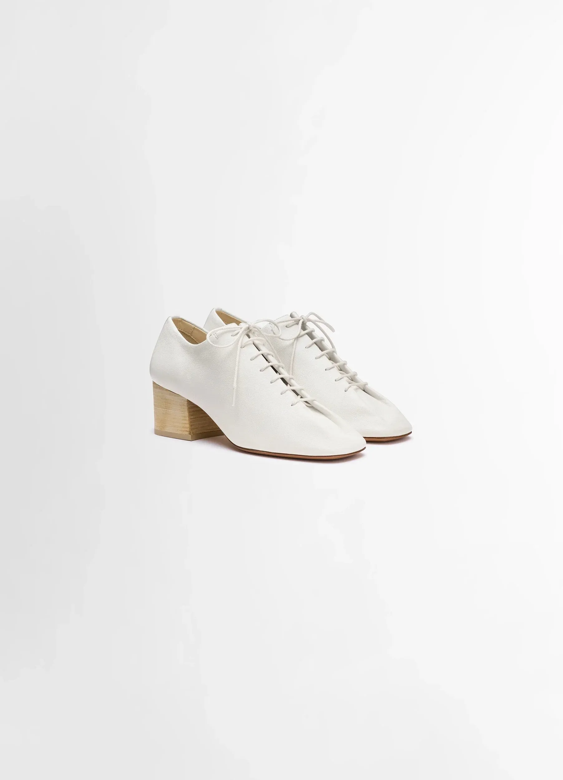 SOURIS CLASSIC DERBIES 55MM HEEL IN LEATHER sold by Lemaire product image thumbnail 3