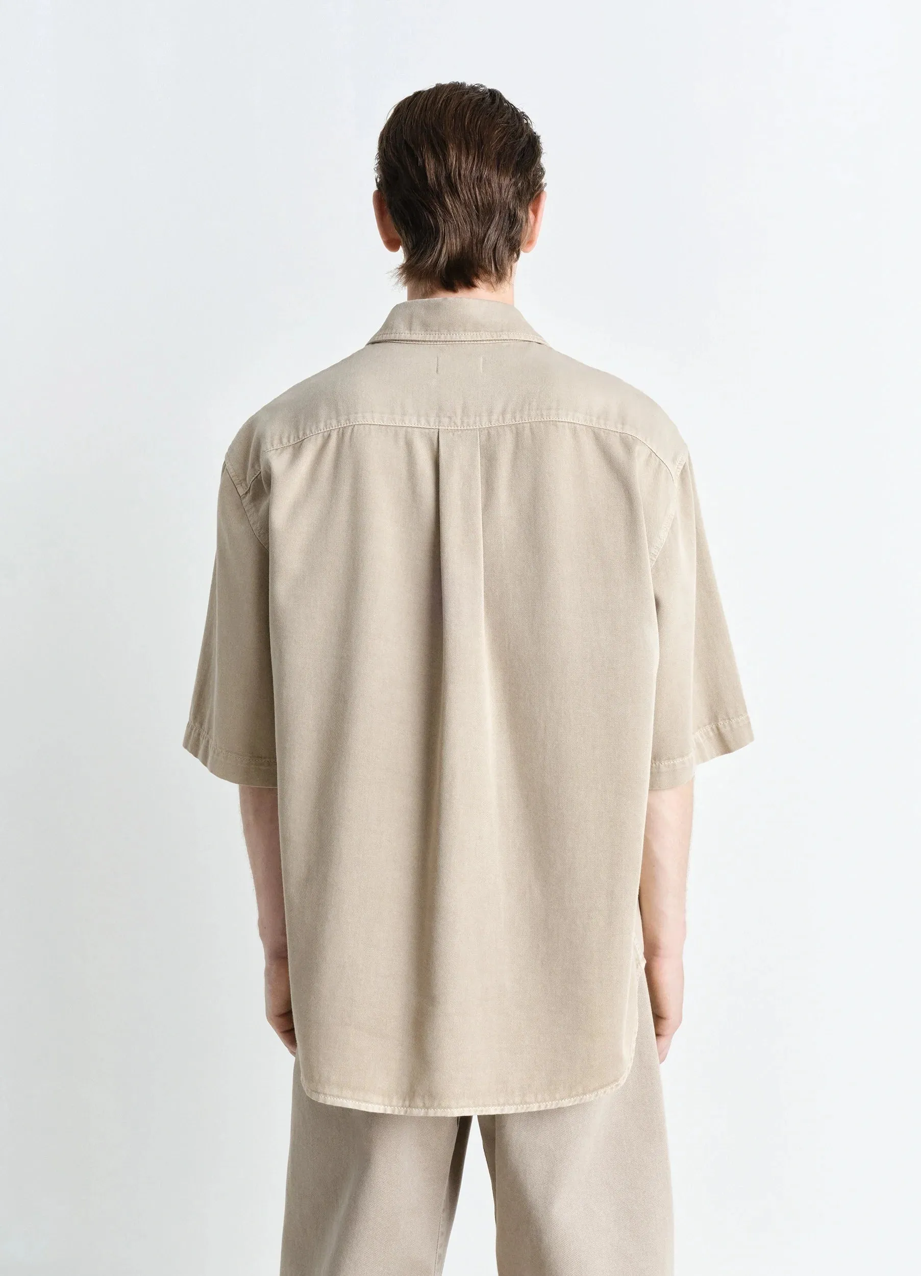 SHORT SLEEVE DENIM SHIRT sold by Lemaire product image thumbnail 2