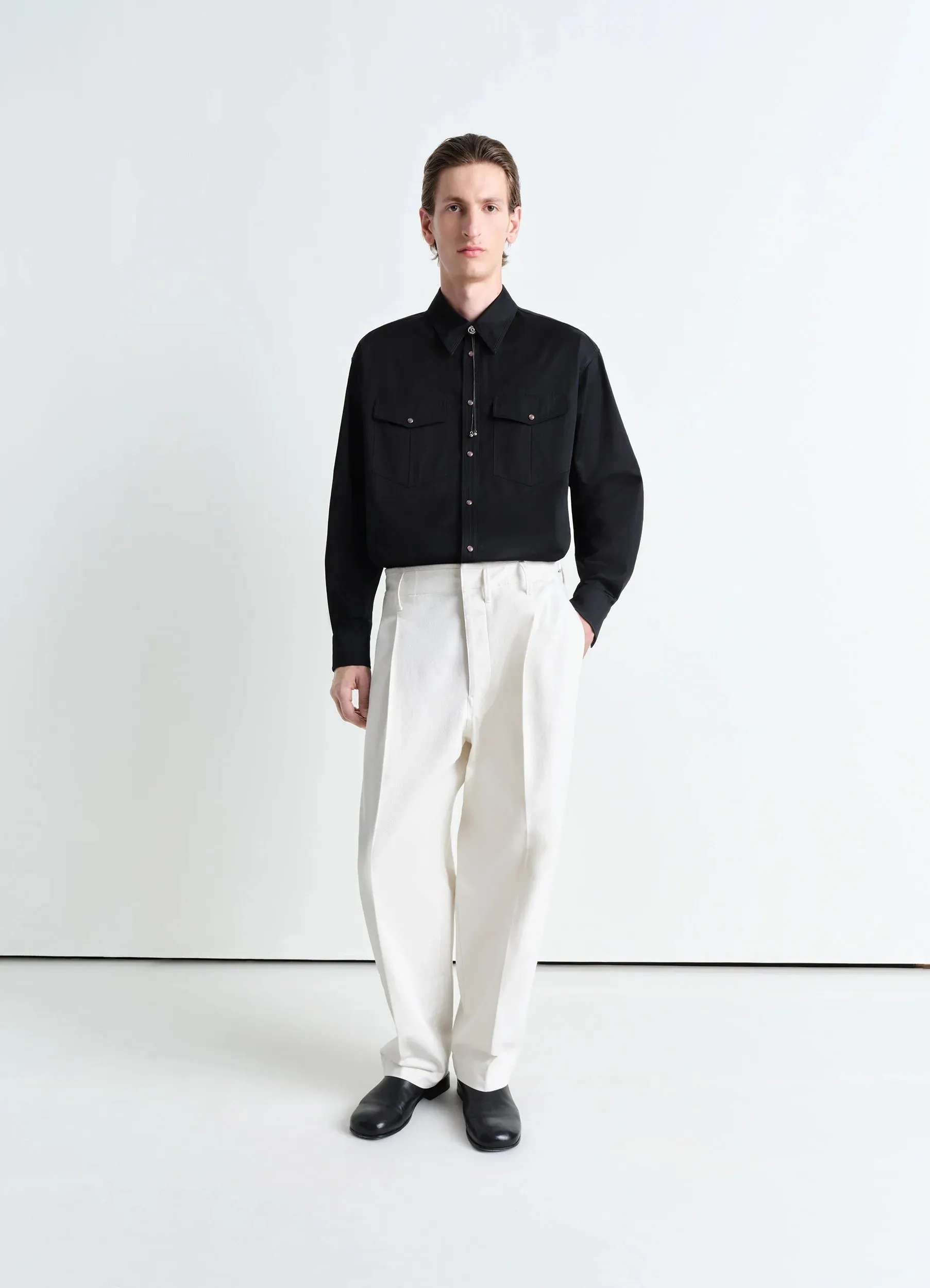 PLEATED CARROT PANTS sold by Lemaire