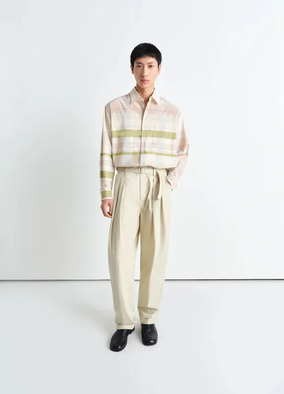 BELTED PLEATED PANTS sold by Lemaire