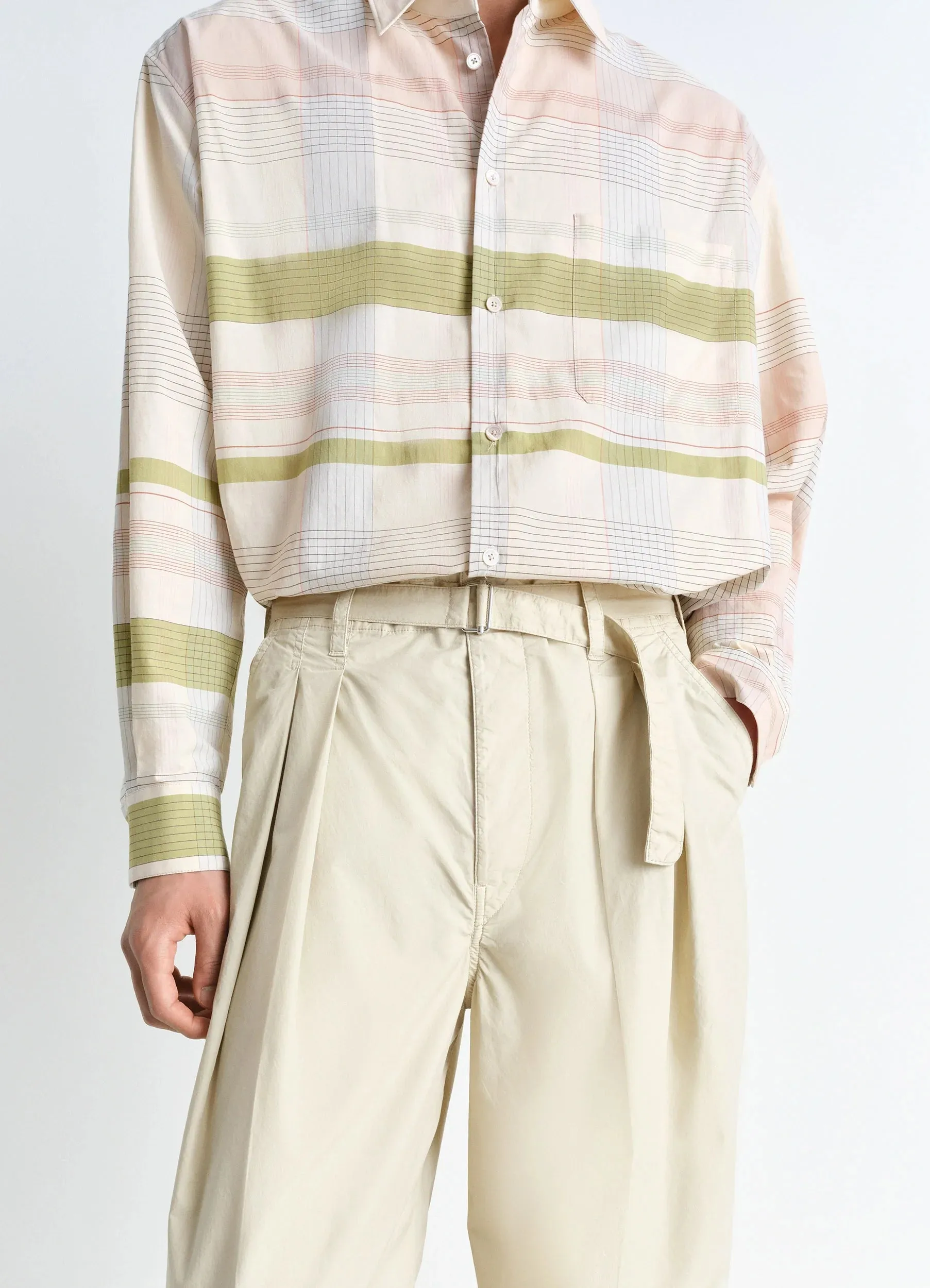 BELTED PLEATED PANTS sold by Lemaire product image thumbnail 2