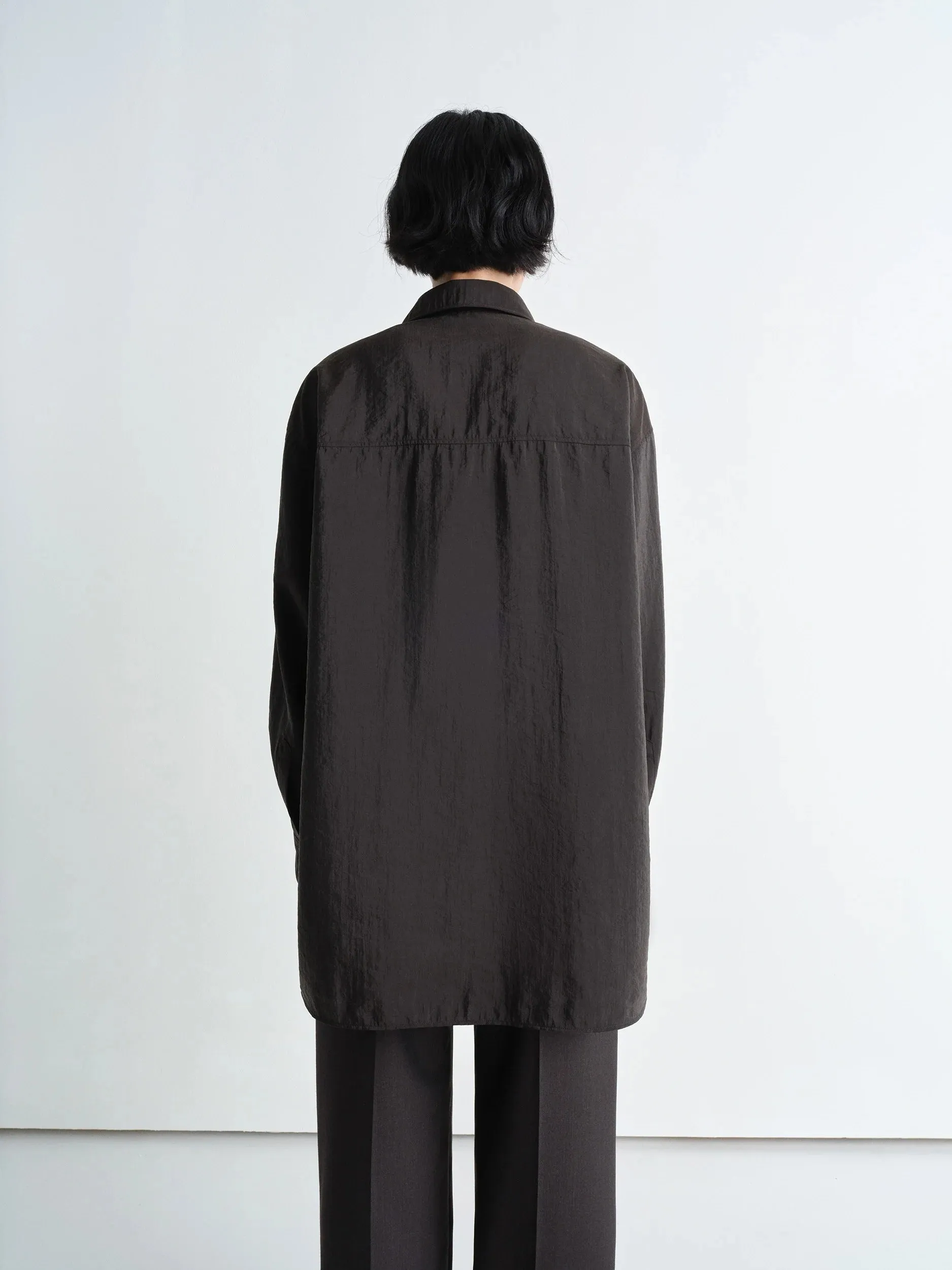 LONG SHIRT WITH TIE sold by Lemaire product image thumbnail 3