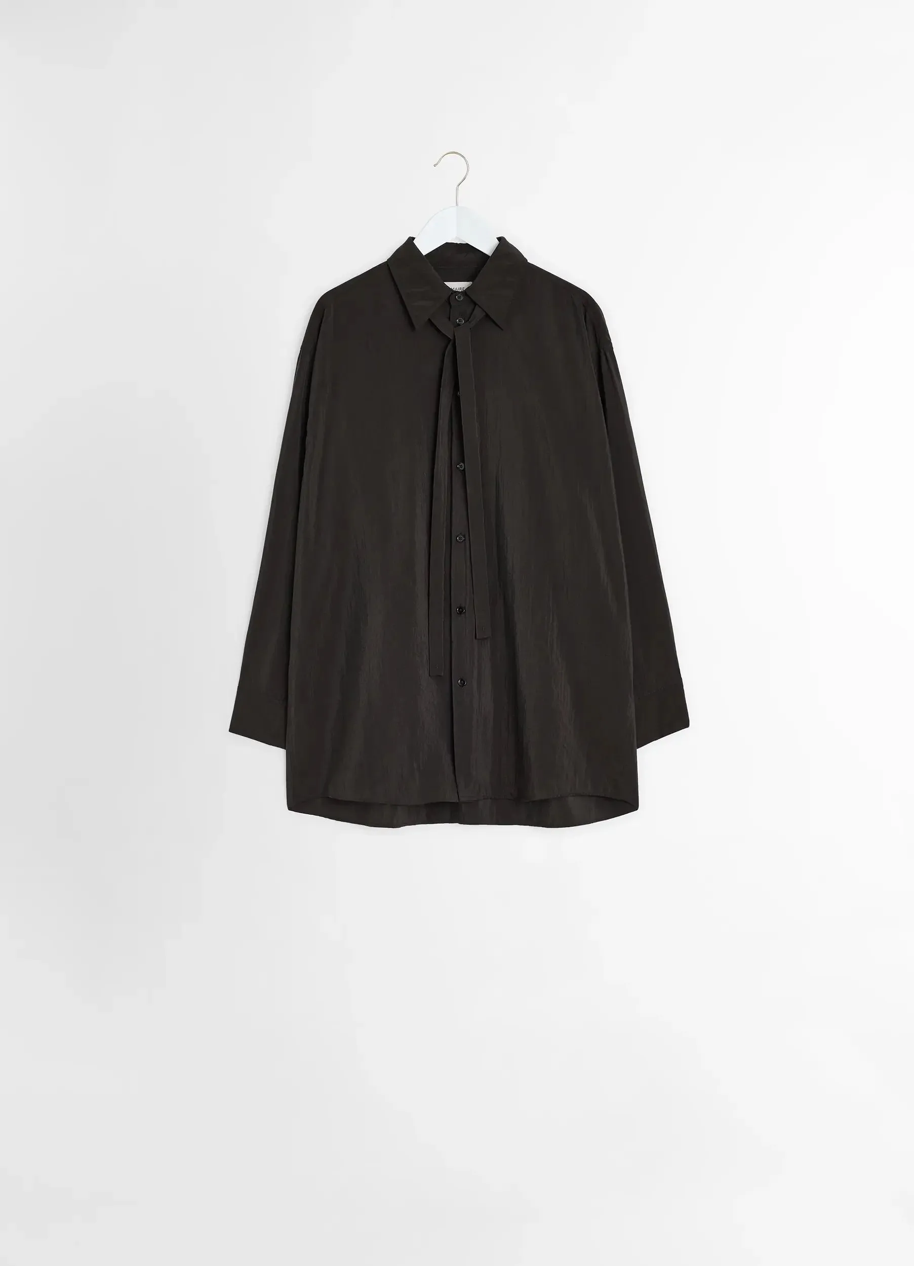 LONG SHIRT WITH TIE sold by Lemaire product image thumbnail 5