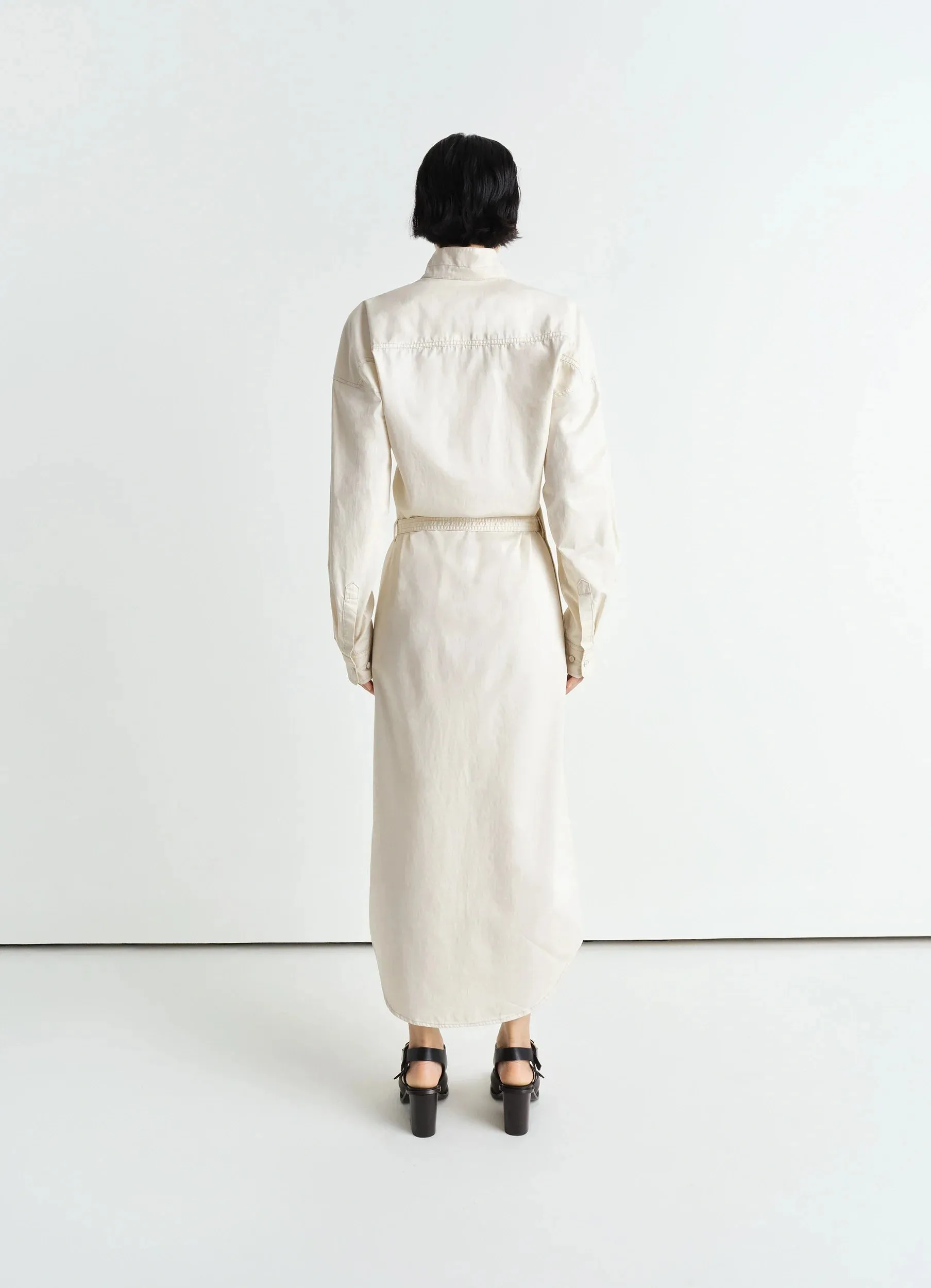 LONG SHIRT DRESS sold by Lemaire product image thumbnail 3