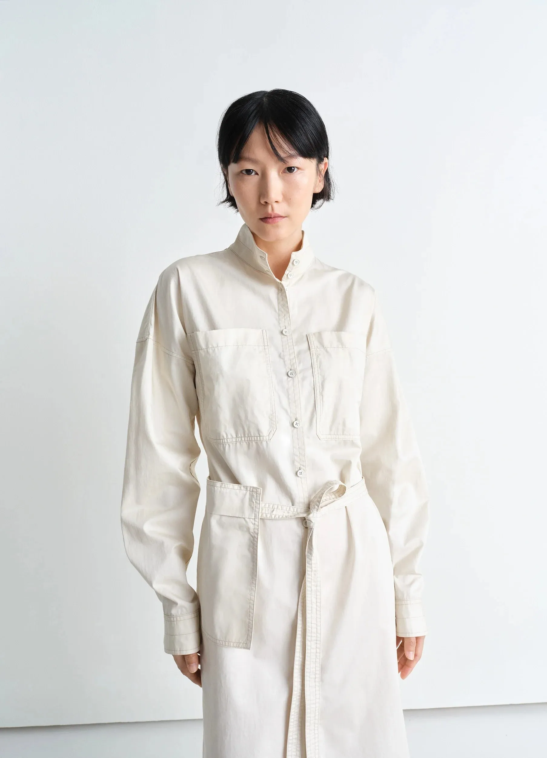 LONG SHIRT DRESS sold by Lemaire product image thumbnail 4