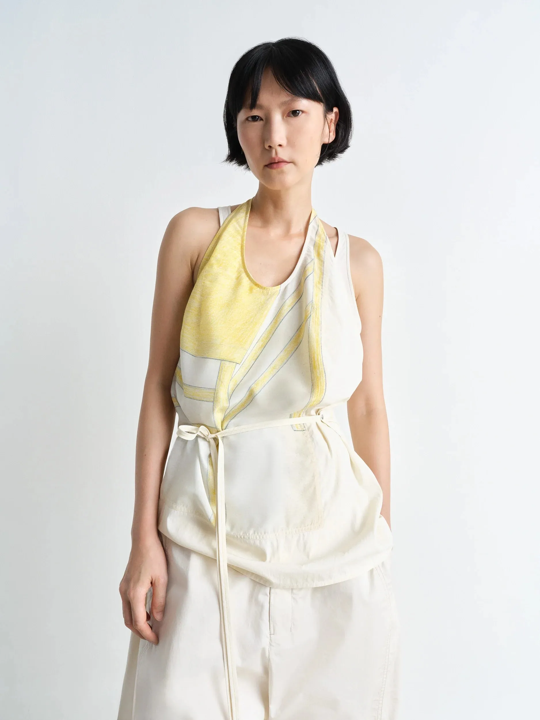 PHILIPPE WEISBECKER APRON TOP sold by Lemaire