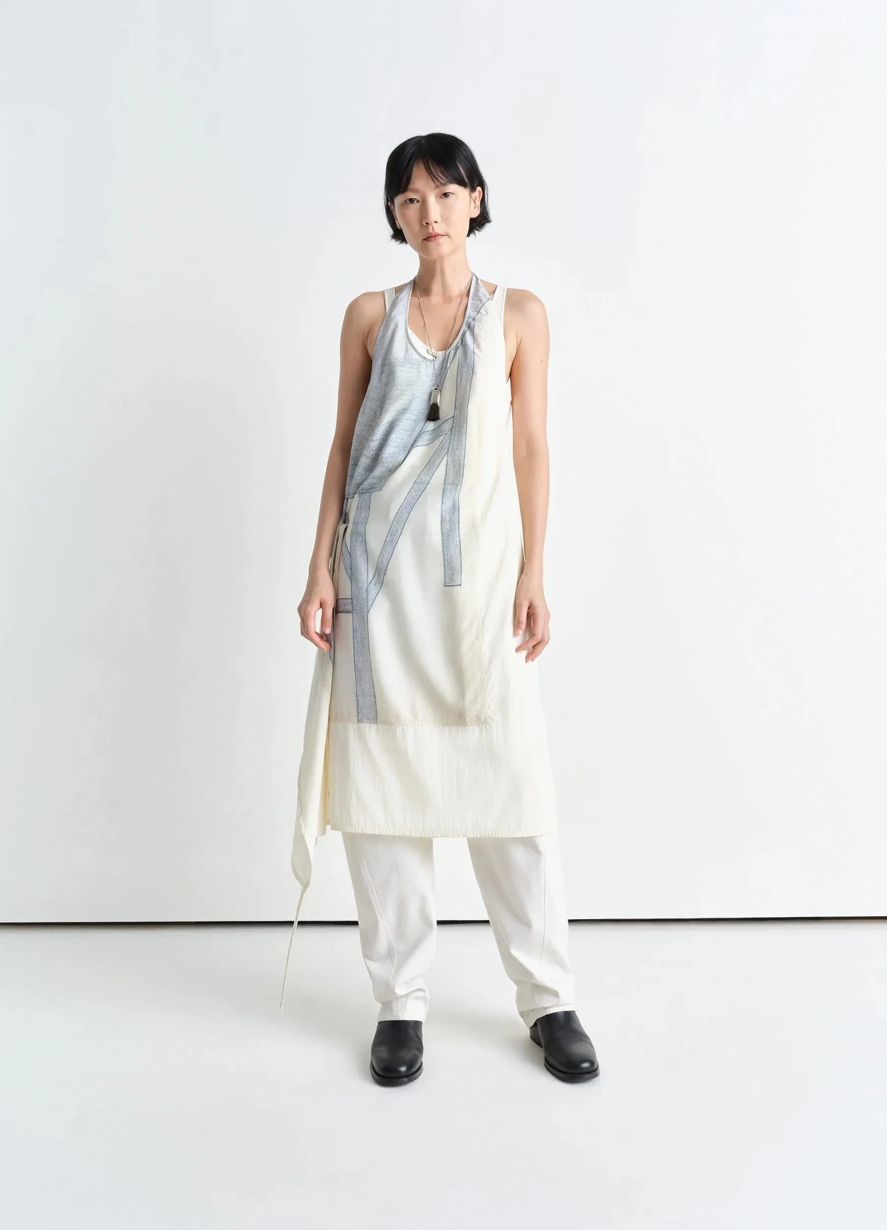PHILIPPE WEISBECKER APRON DRESS IN VISCOSE sold by Lemaire product image thumbnail 5
