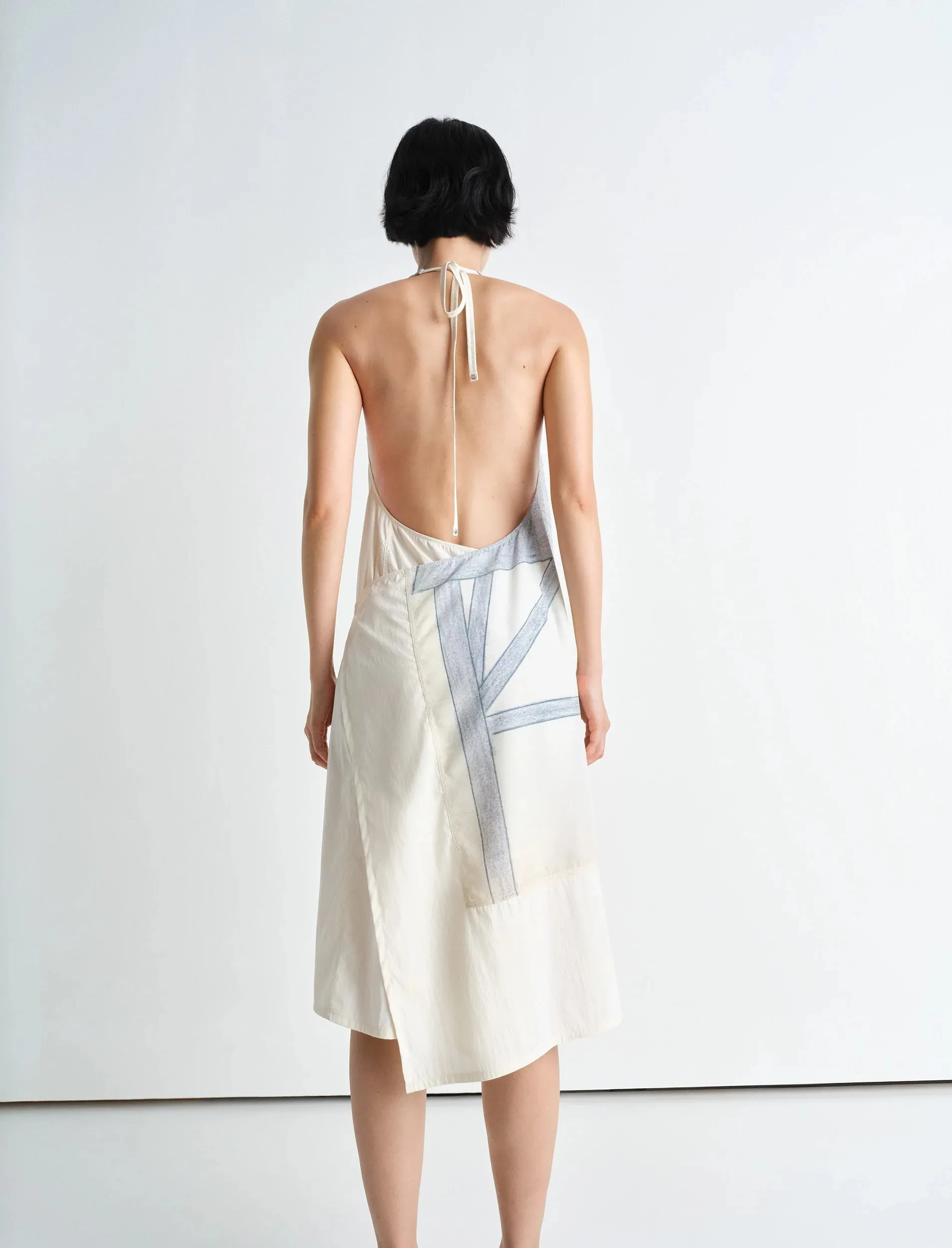 PHILIPPE WEISBECKER APRON DRESS IN VISCOSE sold by Lemaire product image thumbnail 3