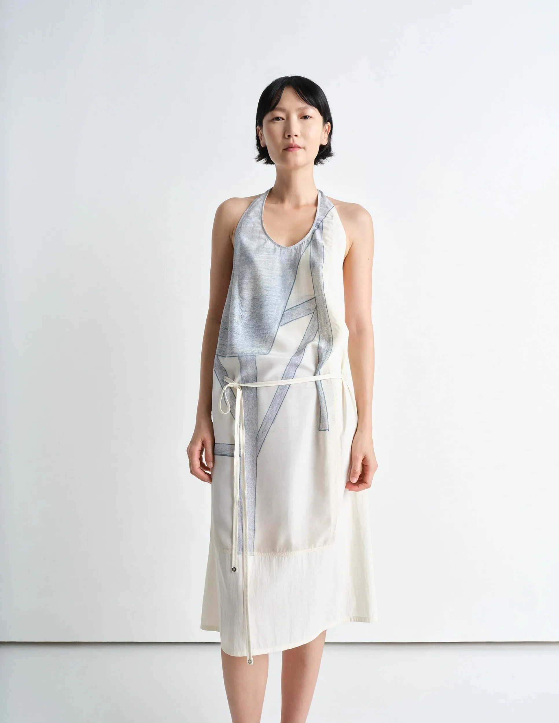 PHILIPPE WEISBECKER APRON DRESS IN VISCOSE sold by Lemaire