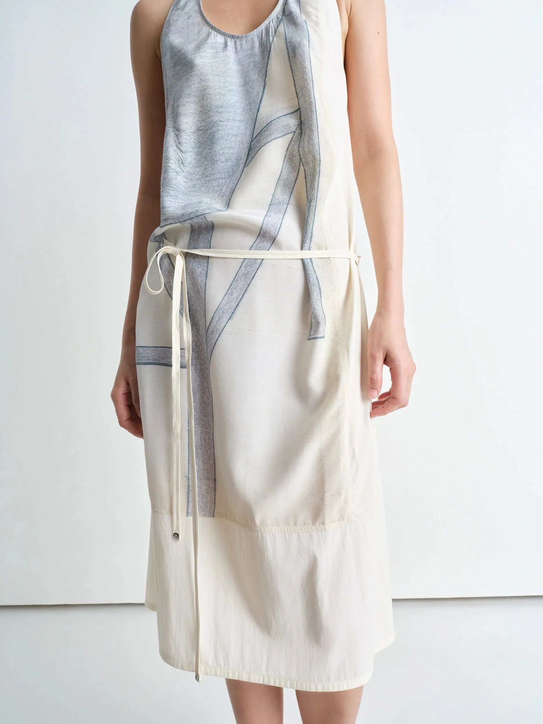 PHILIPPE WEISBECKER APRON DRESS IN VISCOSE sold by Lemaire product image thumbnail 2