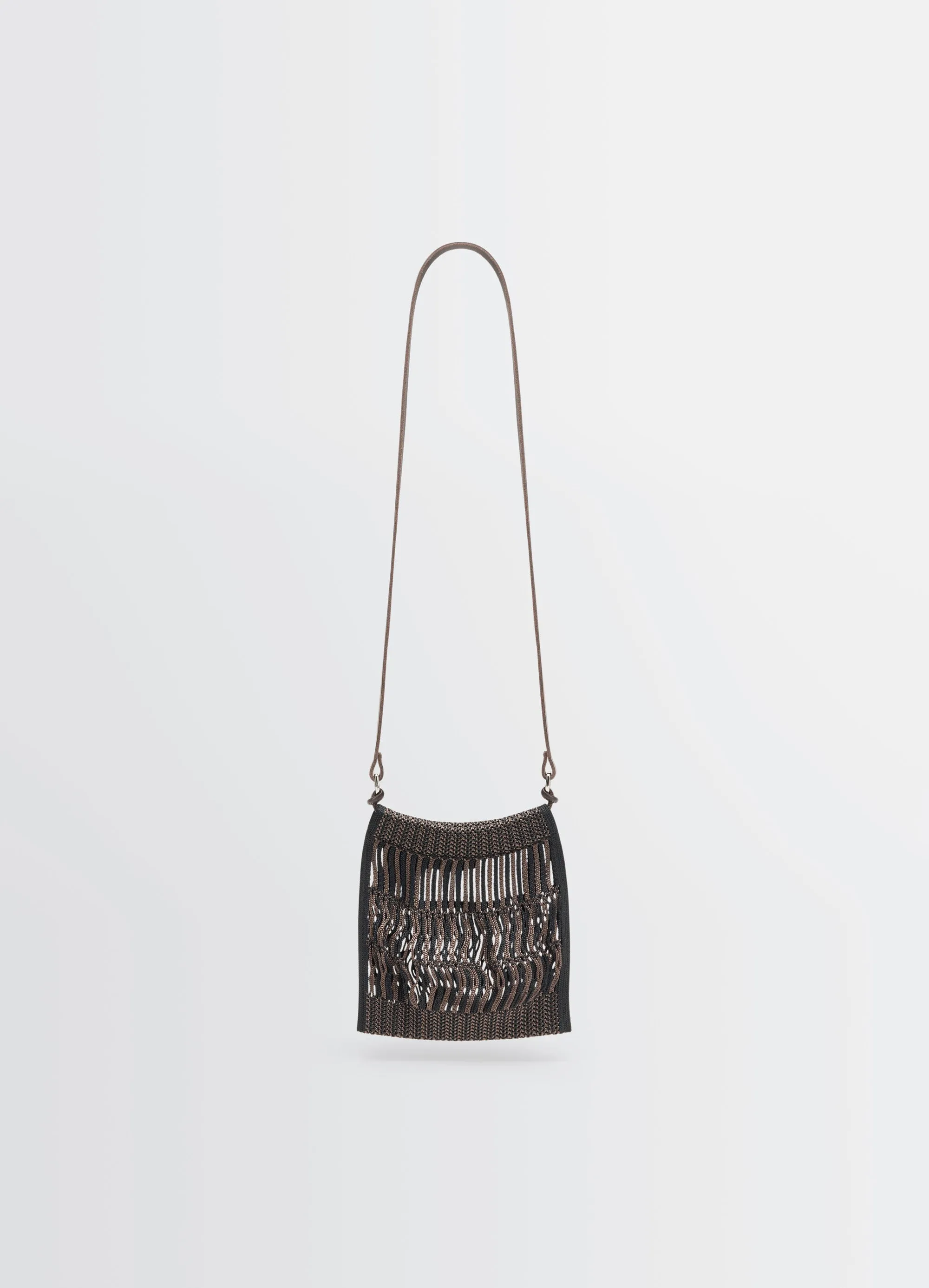 MINI CROSSBODY FILT NET BAG IN NYLON NET sold by Lemaire