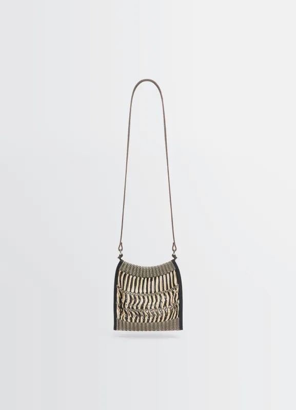 MINI CROSSBODY FILT NET BAG sold by Lemaire