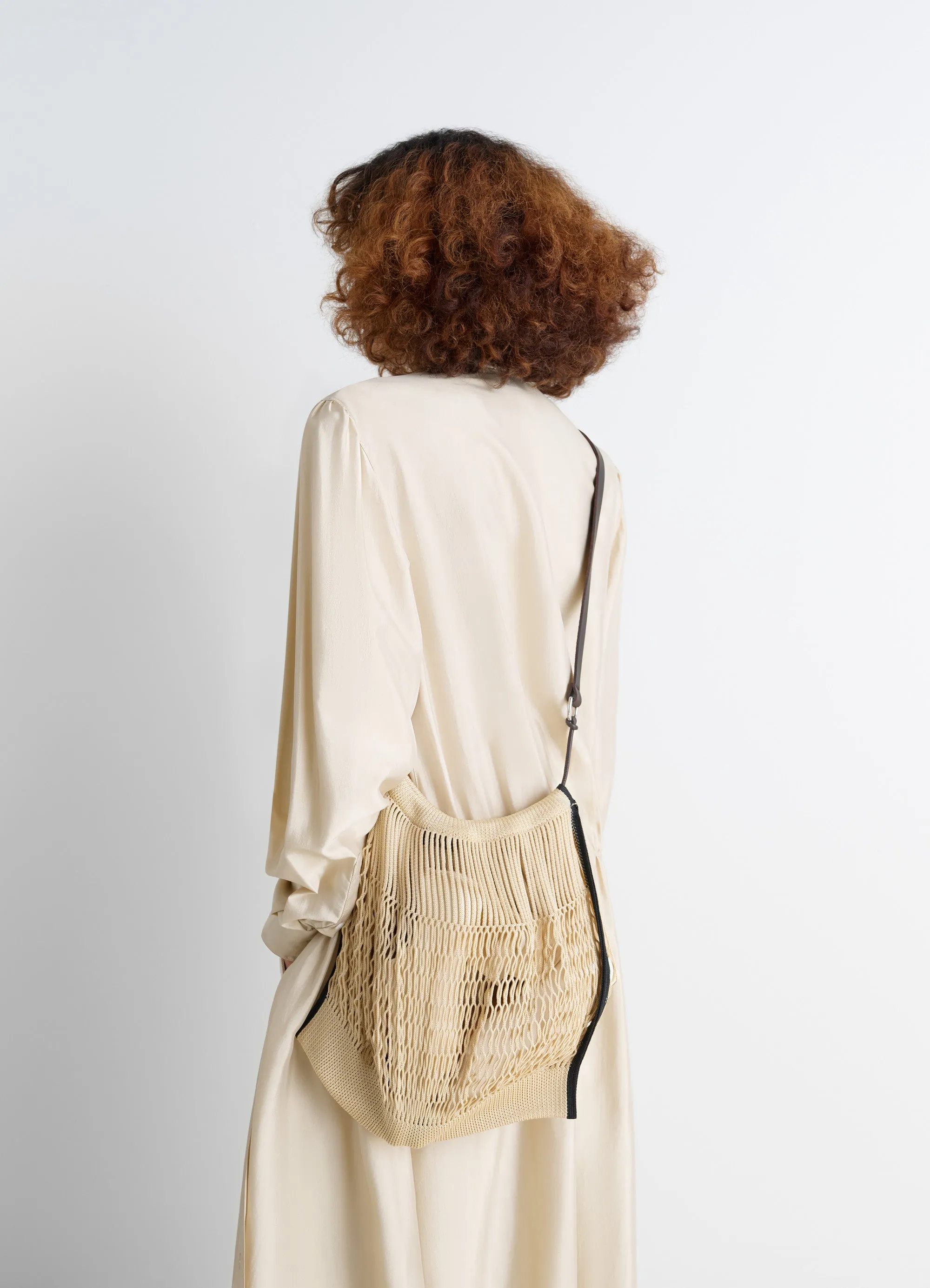 LARGE CROSSBODY FILT NET SHOPPING BAG sold by Lemaire product image thumbnail 2