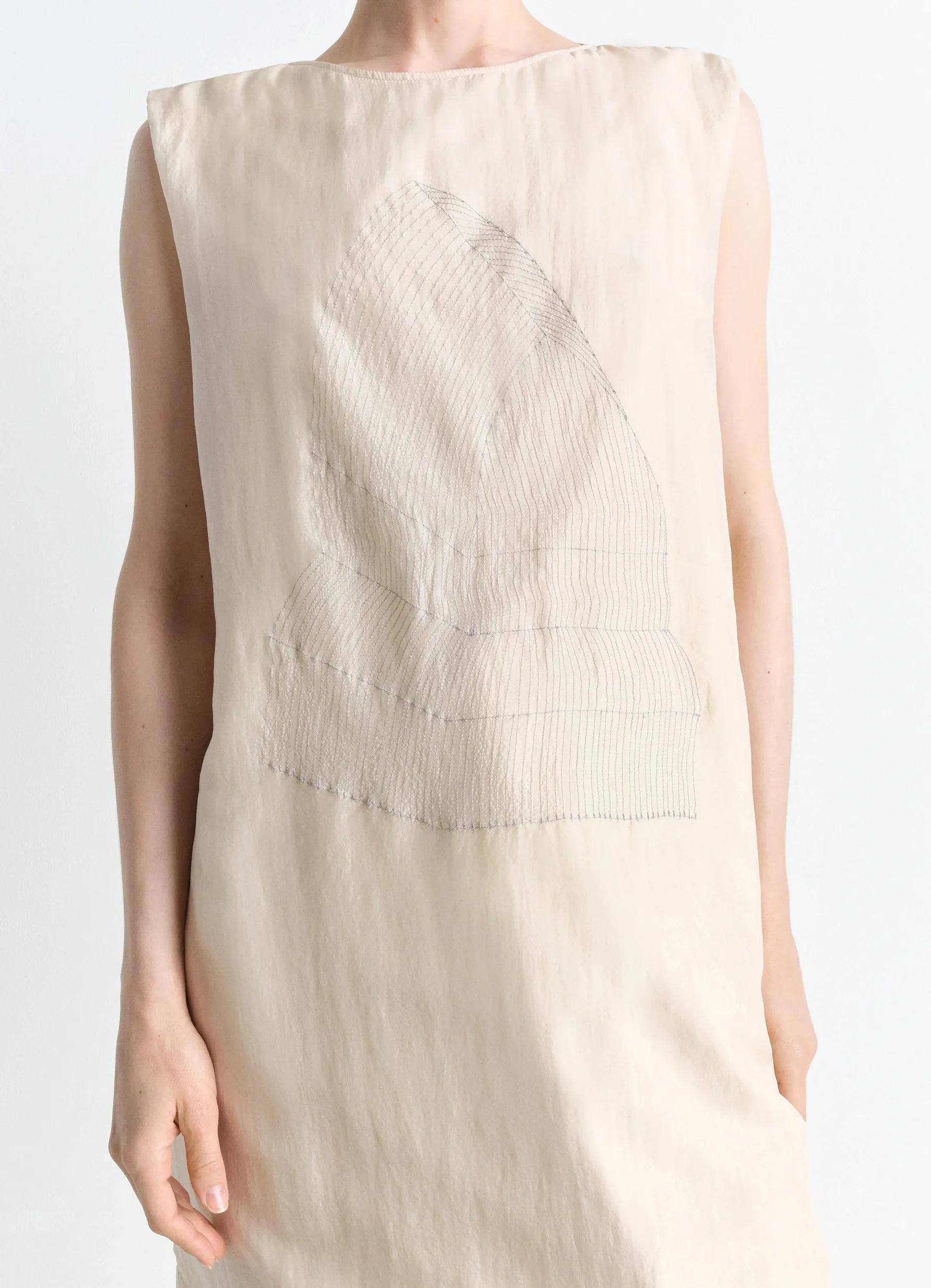 PHILIPPE WEISBECKER DOUBLE LAYER TOP sold by Lemaire