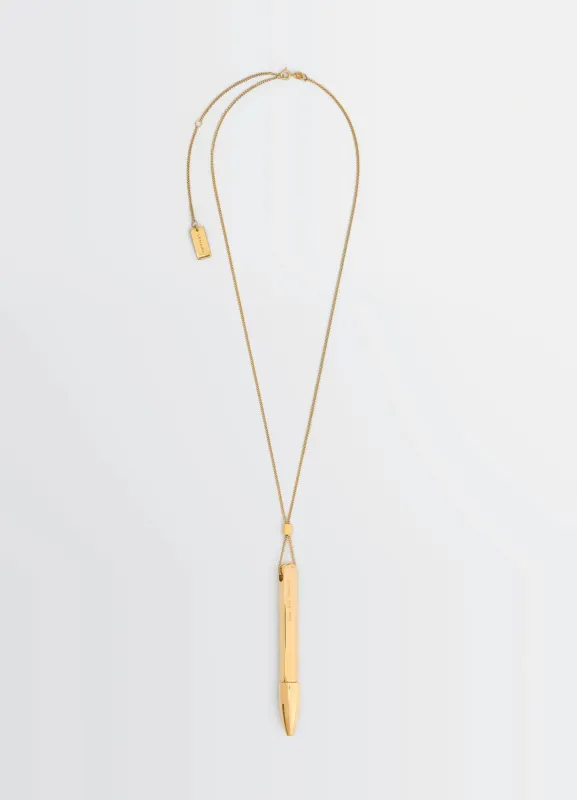 AUBOCK PEN NECKLACE made by Lemaire