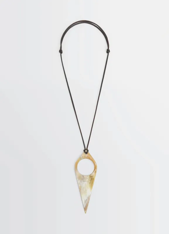 AUBOCK MAGNIFYING GLASS NECKLACE made by Lemaire