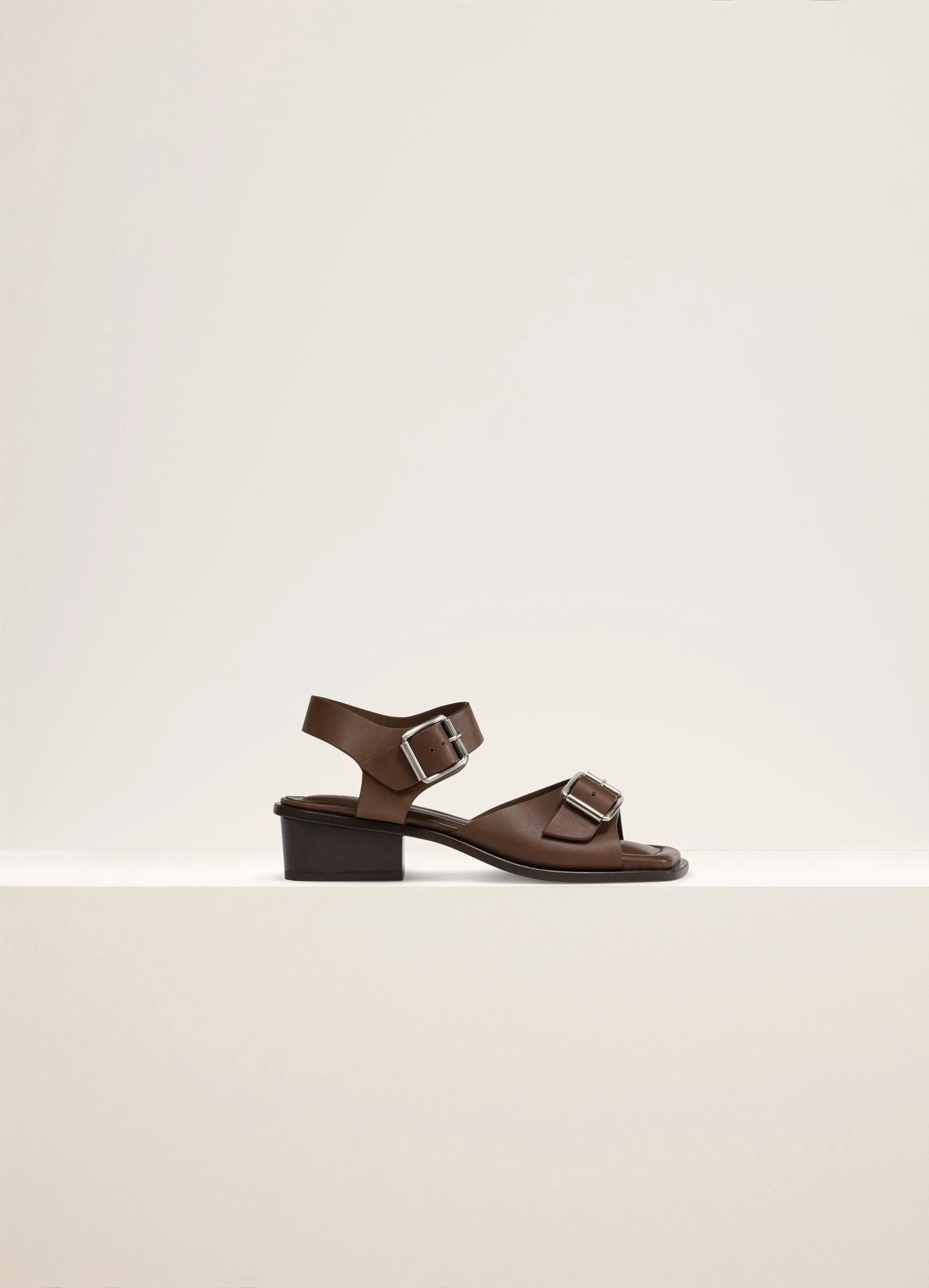 SQUARE HEELED SANDALS WITH STRAPS 35 sold by Lemaire