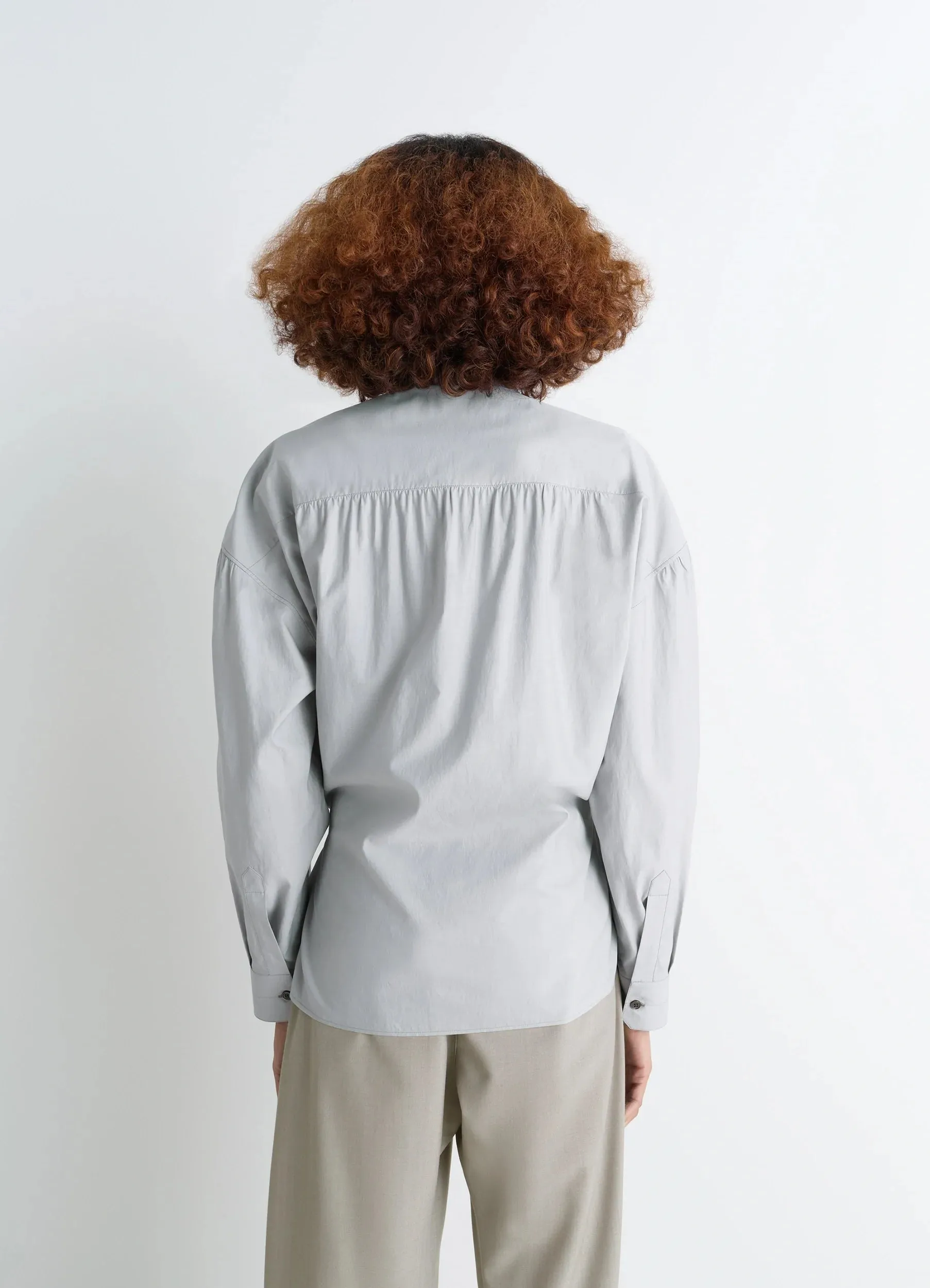 STRAIGHT COLLAR TWISTED SHIRT sold by Lemaire product image thumbnail 5