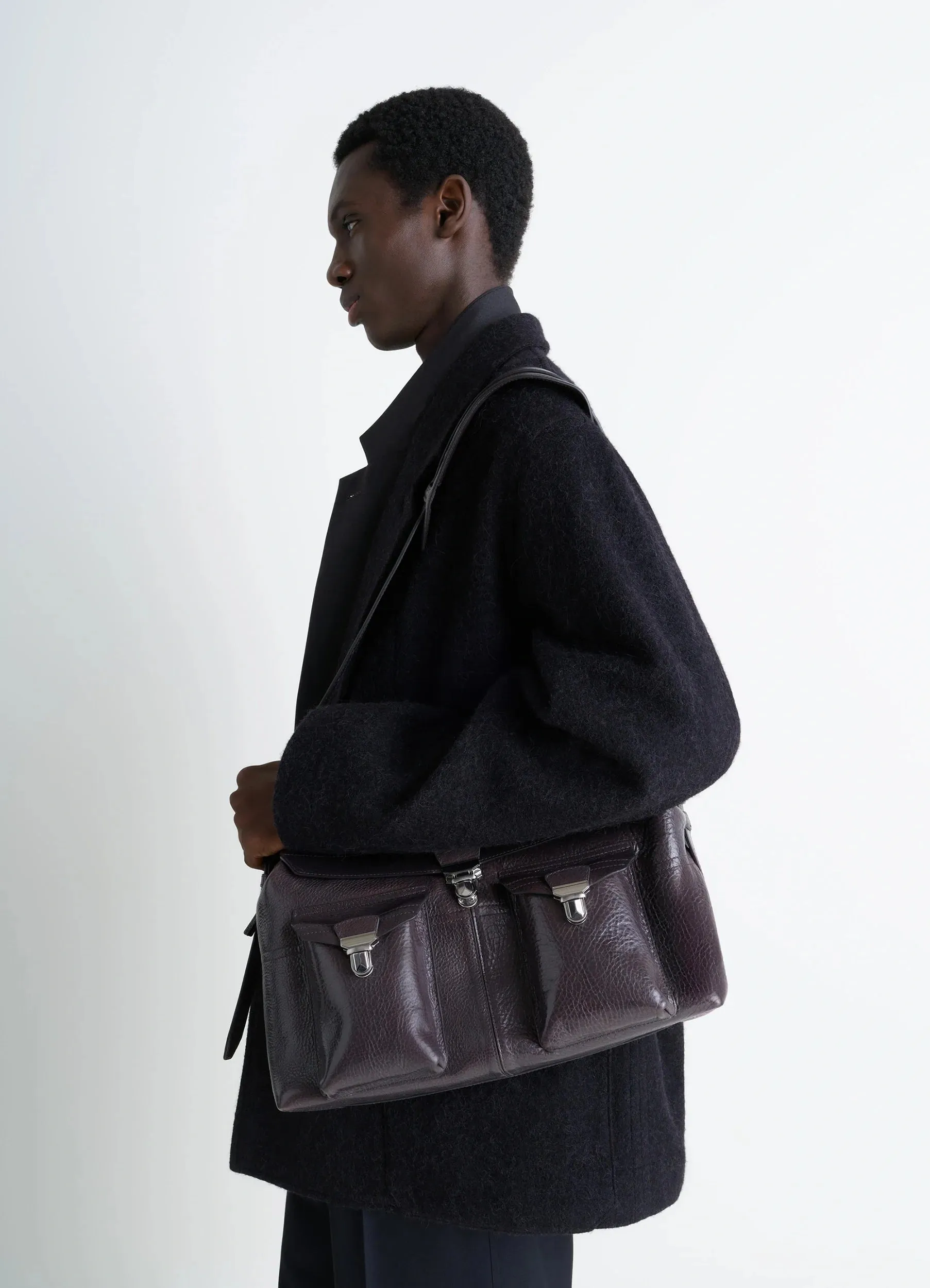 WEEK-END GEAR BAG IN LEATHER sold by Lemaire product image thumbnail 2