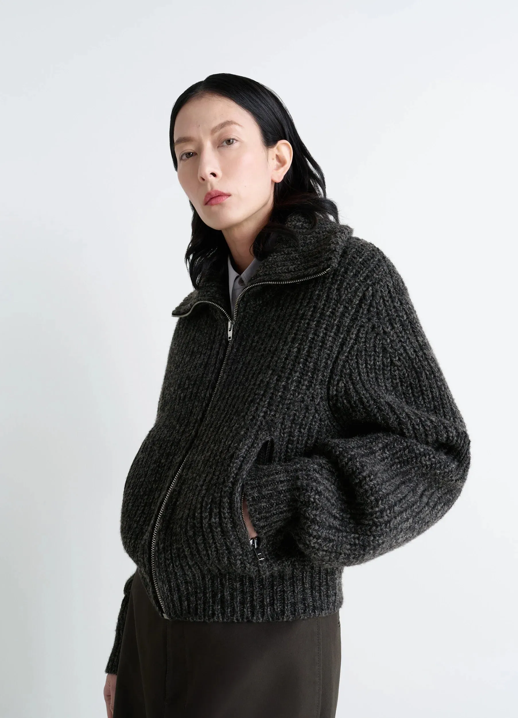 ZIPPED CARDIGAN sold by Lemaire