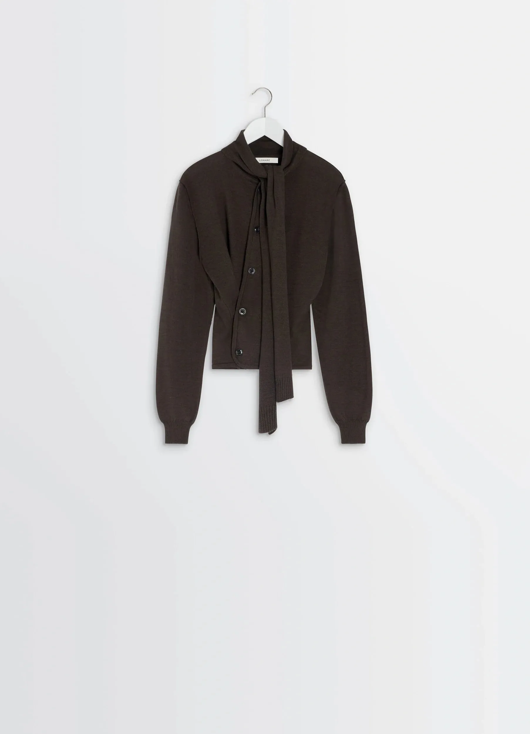 TWISTED CARDIGAN WITH SCARF sold by Lemaire product image thumbnail 5