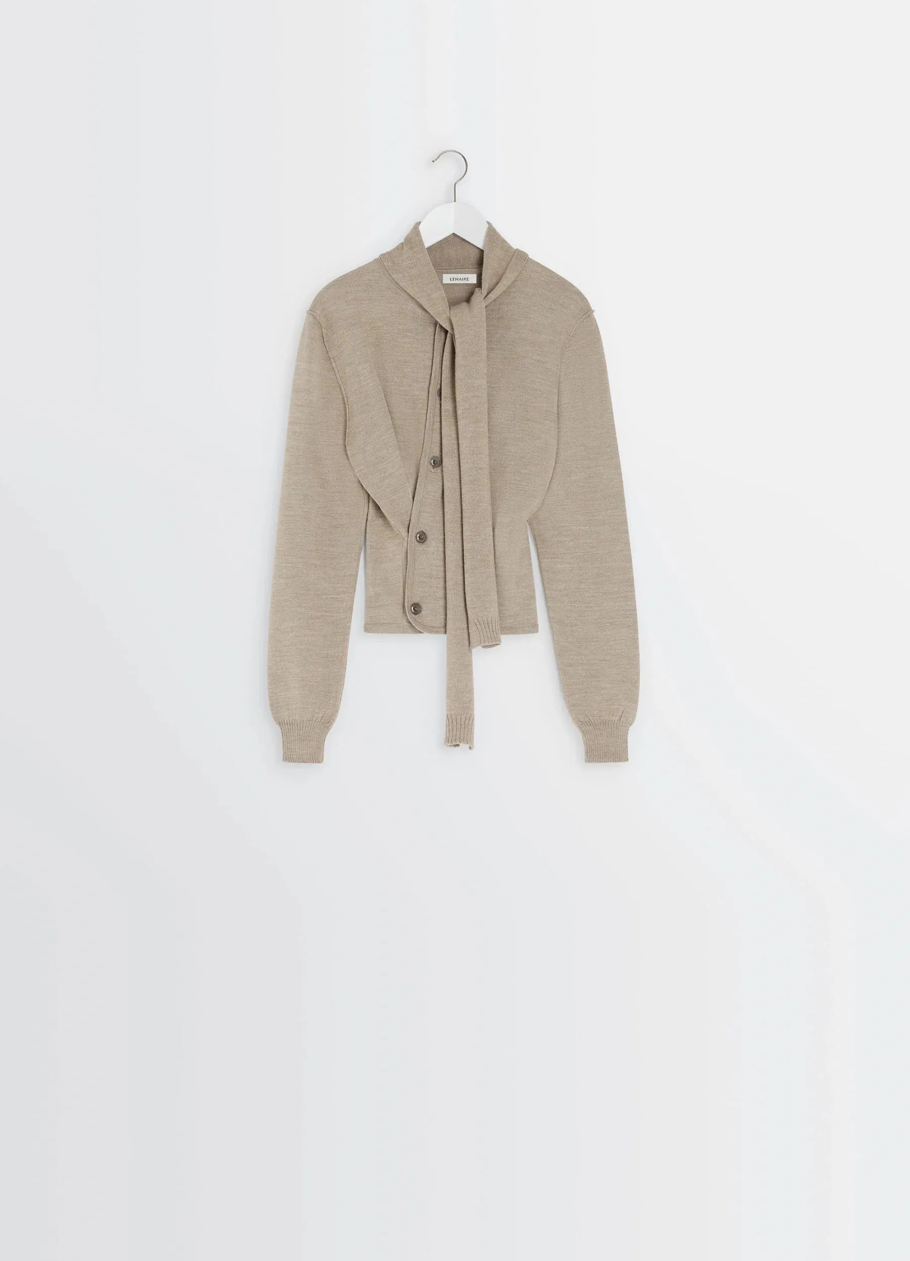 TWISTED CARDIGAN WITH SCARF sold by Lemaire product image thumbnail 5
