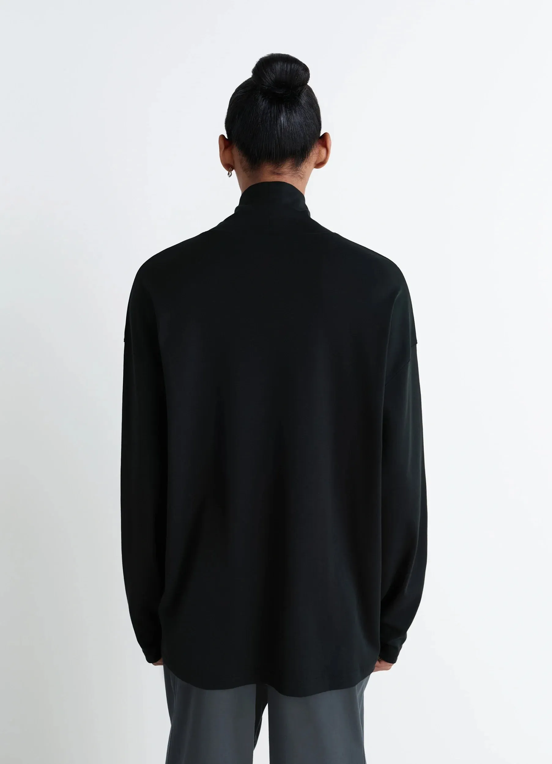RELAXED MOCK NECK T-SHIRT sold by Lemaire product image thumbnail 5