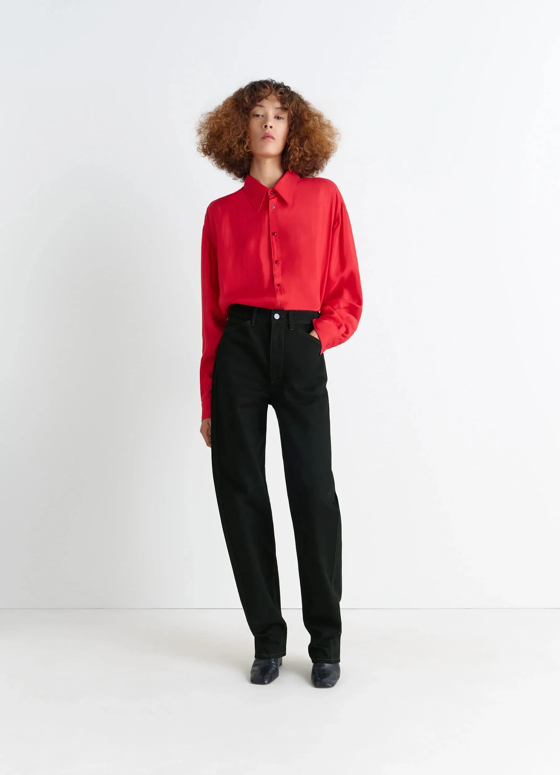 FIVE POCKETS TWISTED PANTS sold by Lemaire