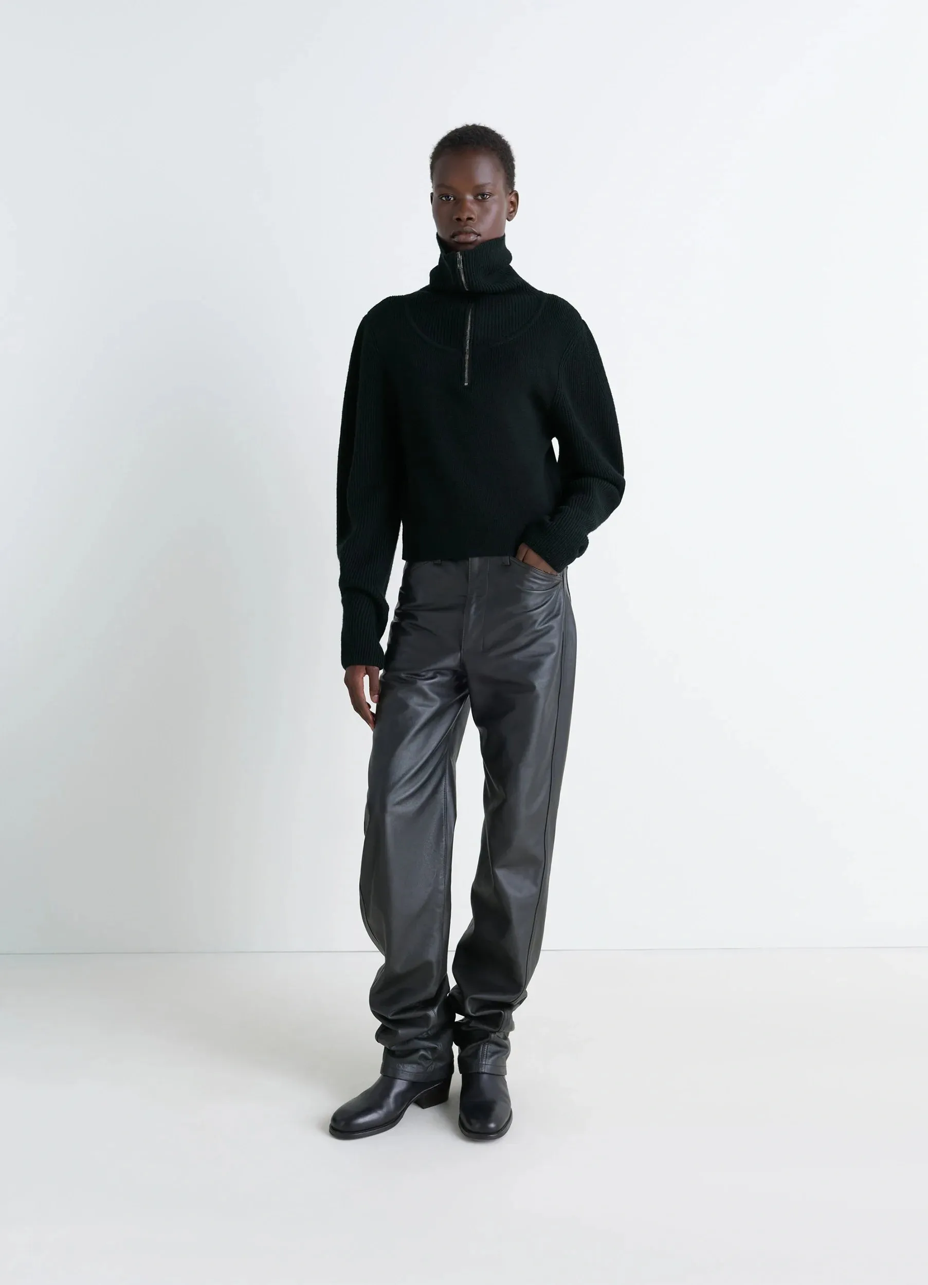 ZIPPED SWEATER sold by Lemaire product image thumbnail 2