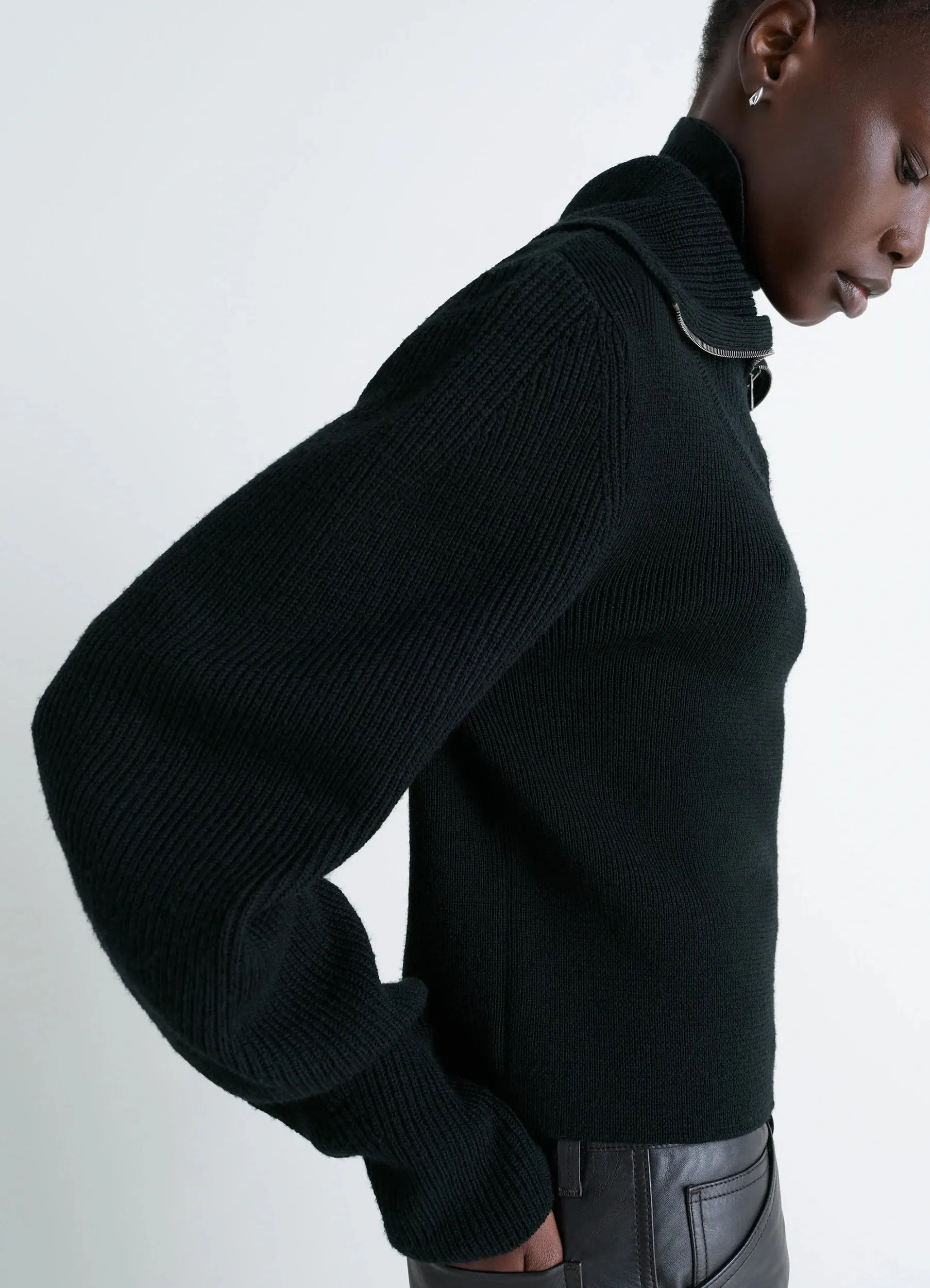 ZIPPED SWEATER sold by Lemaire product image thumbnail 5
