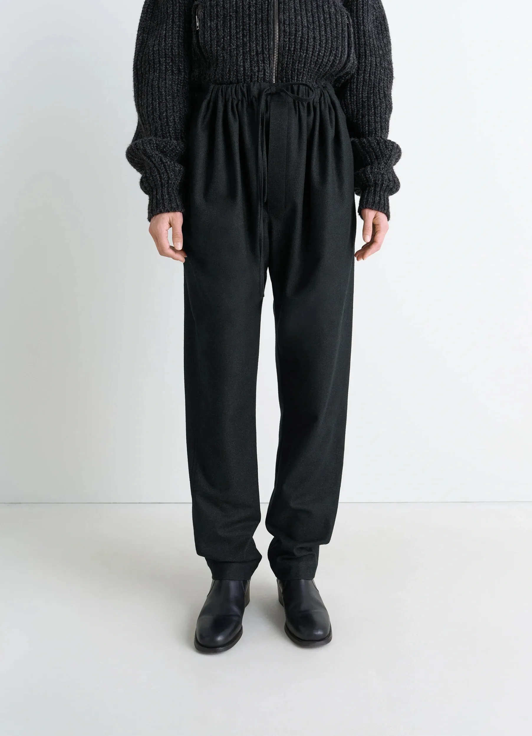DRAWSTRING PANTS IN CASHMERE sold by Lemaire product image thumbnail 2