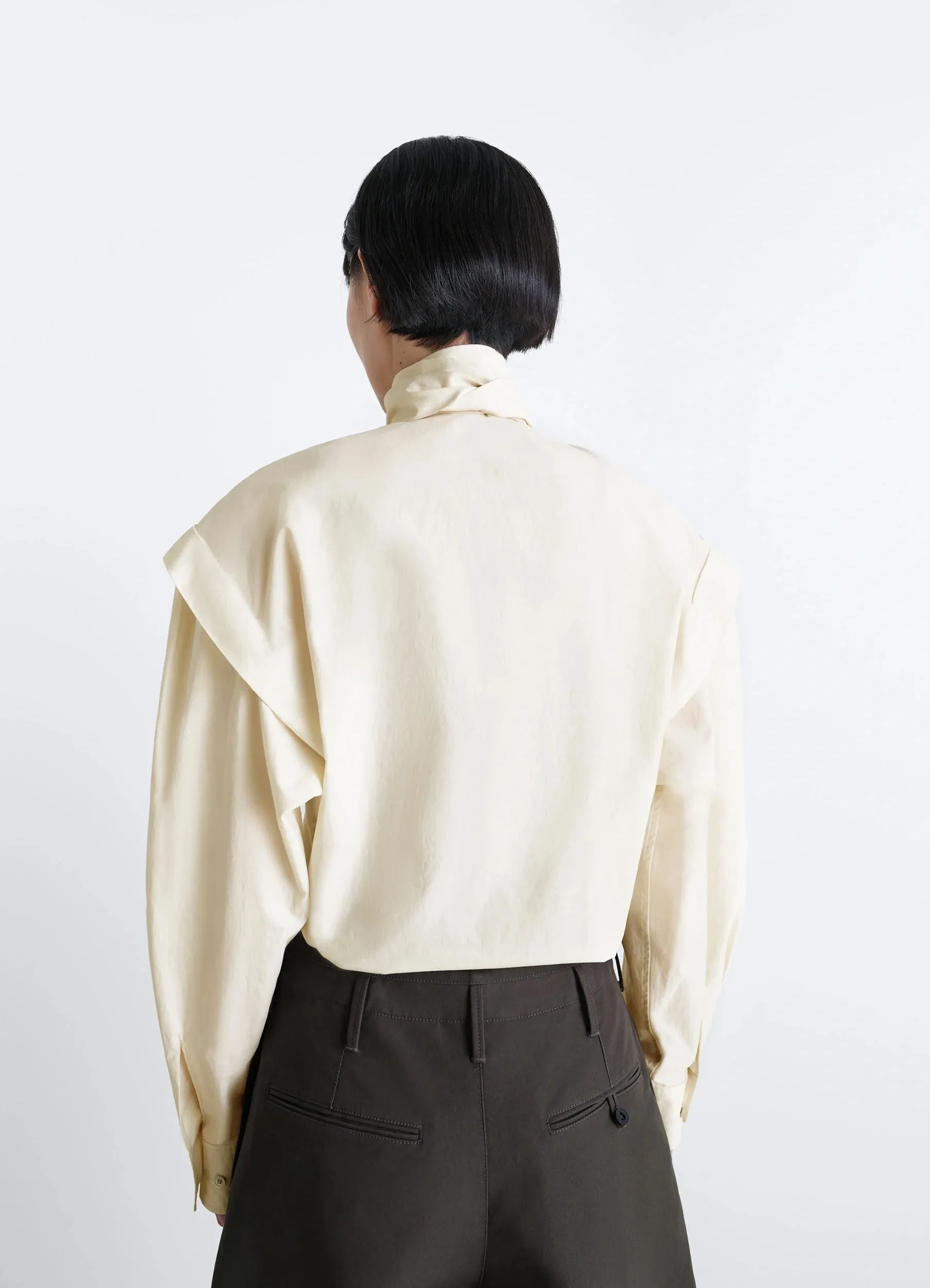 ASCOT BLOUSE IN WASHED COTTON SILK sold by Lemaire product image thumbnail 5