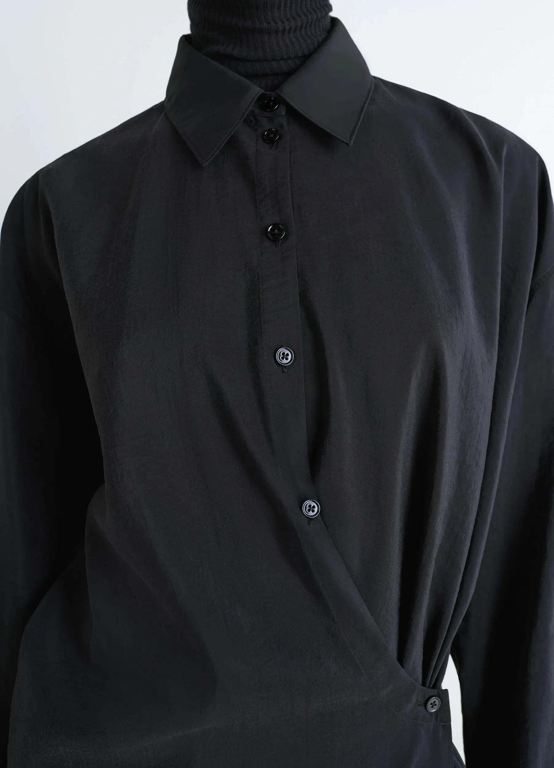 STRAIGHT COLLAR TWISTED DRESS sold by Lemaire product image thumbnail 2