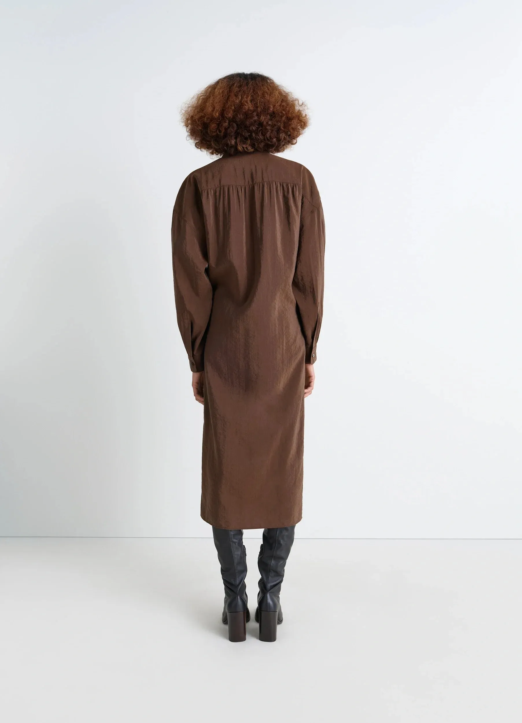 STRAIGHT COLLAR TWISTED DRESS sold by Lemaire product image thumbnail 3